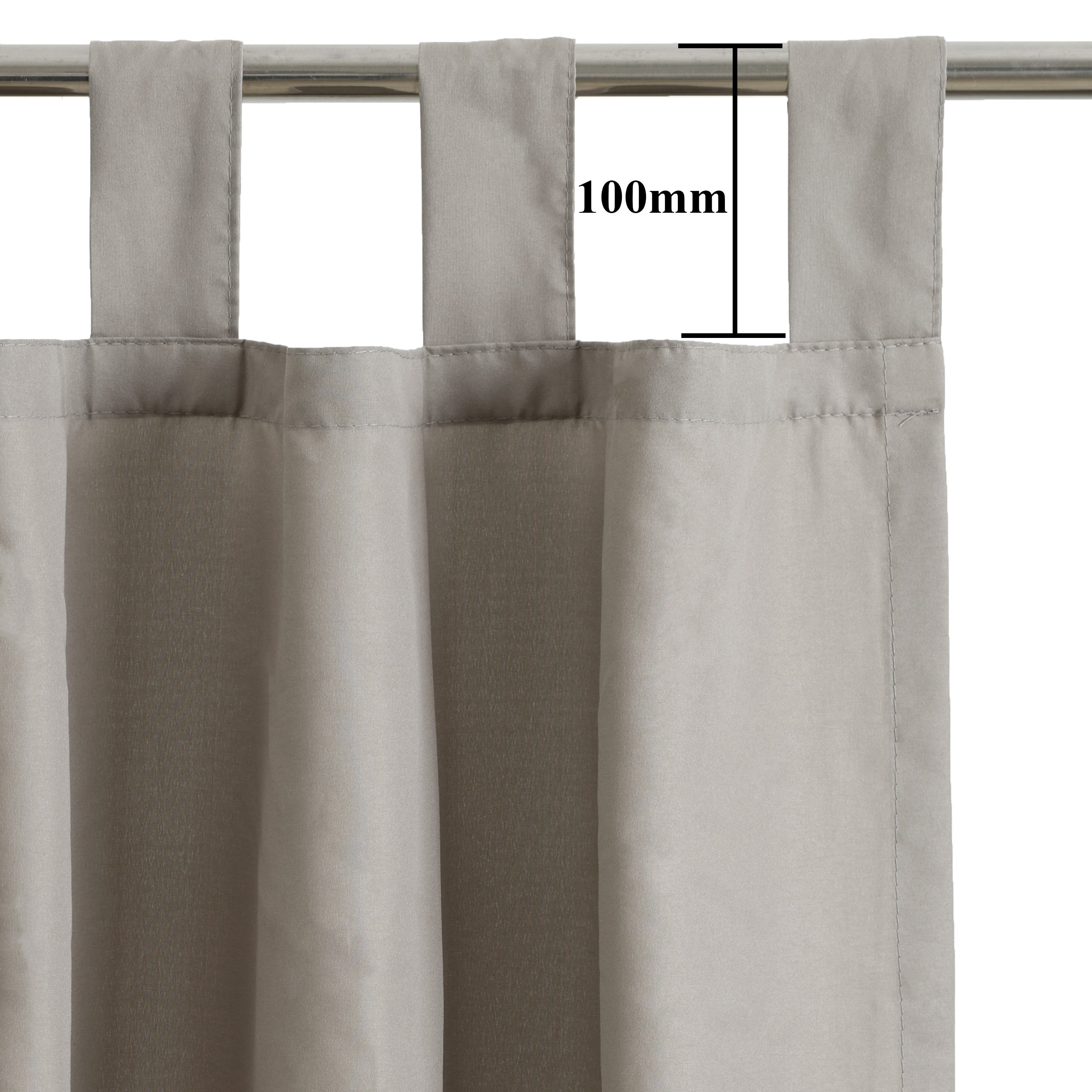 my home Gordijn Raja 2-pack, bestseller, effen, modern, onderhoudsvriendelijke microvezel (2 stuks)
