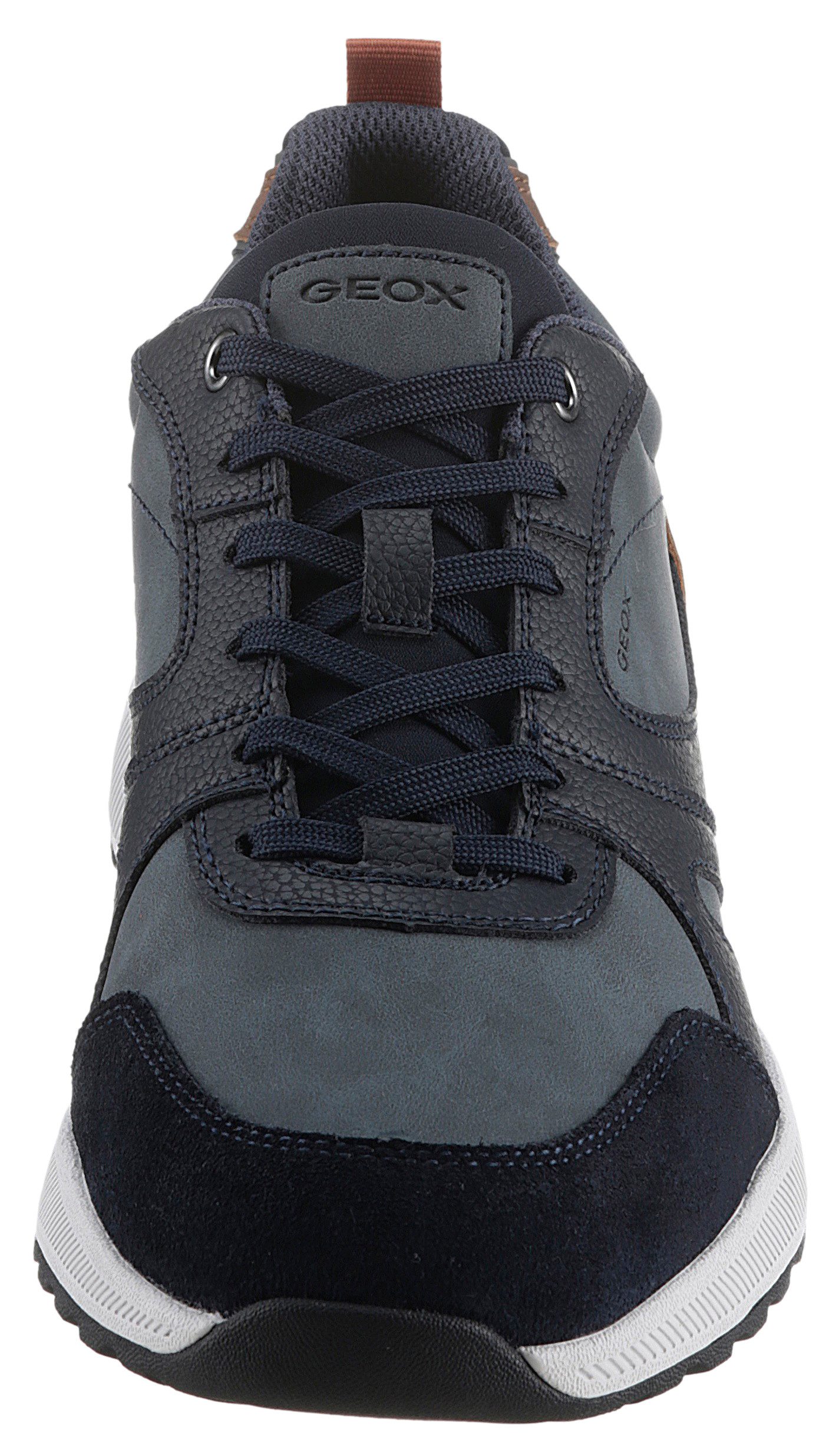 Geox Sneakers U MOLVENO A Vrijetijdsschoen, lage schoen, veterschoen met plateauzool