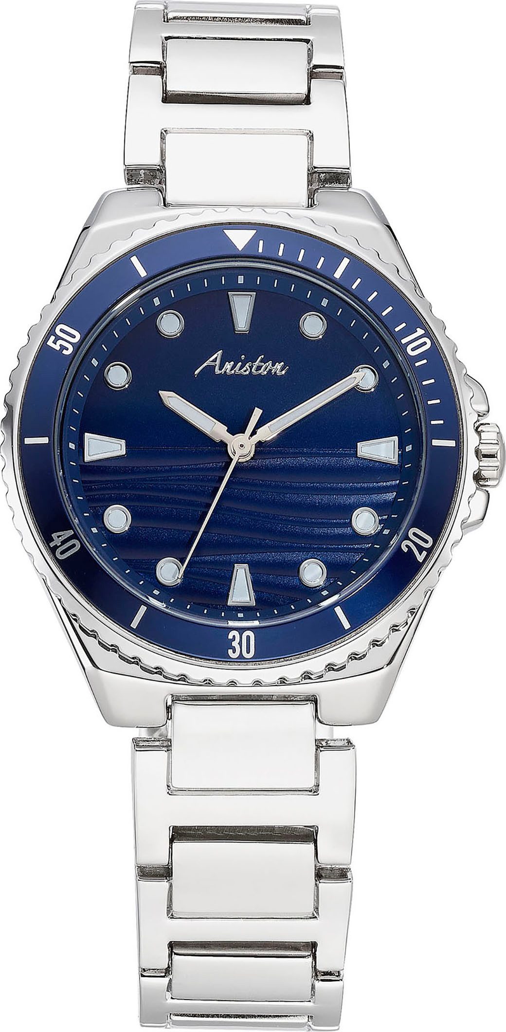 Aniston JEWELRY & WATCHES Kwartshorloge Horloge, dameshorloge, analoog, nieuwe collectie dames horloges zilver(kleur)