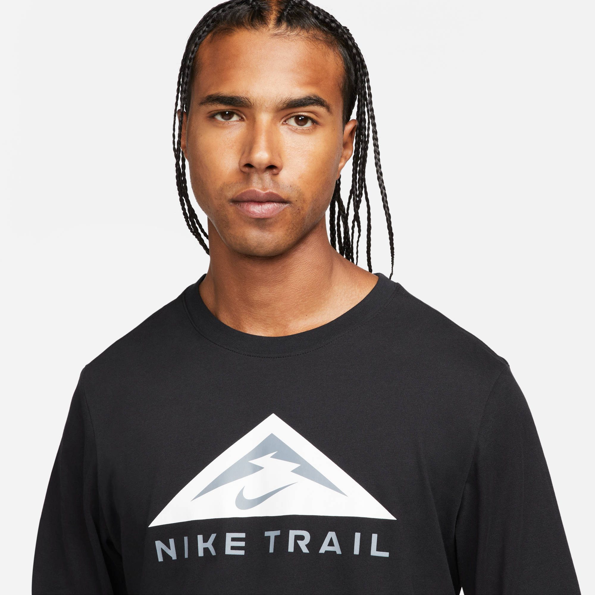 Nike Runningshirt M NK DF TEE LS TRAIL