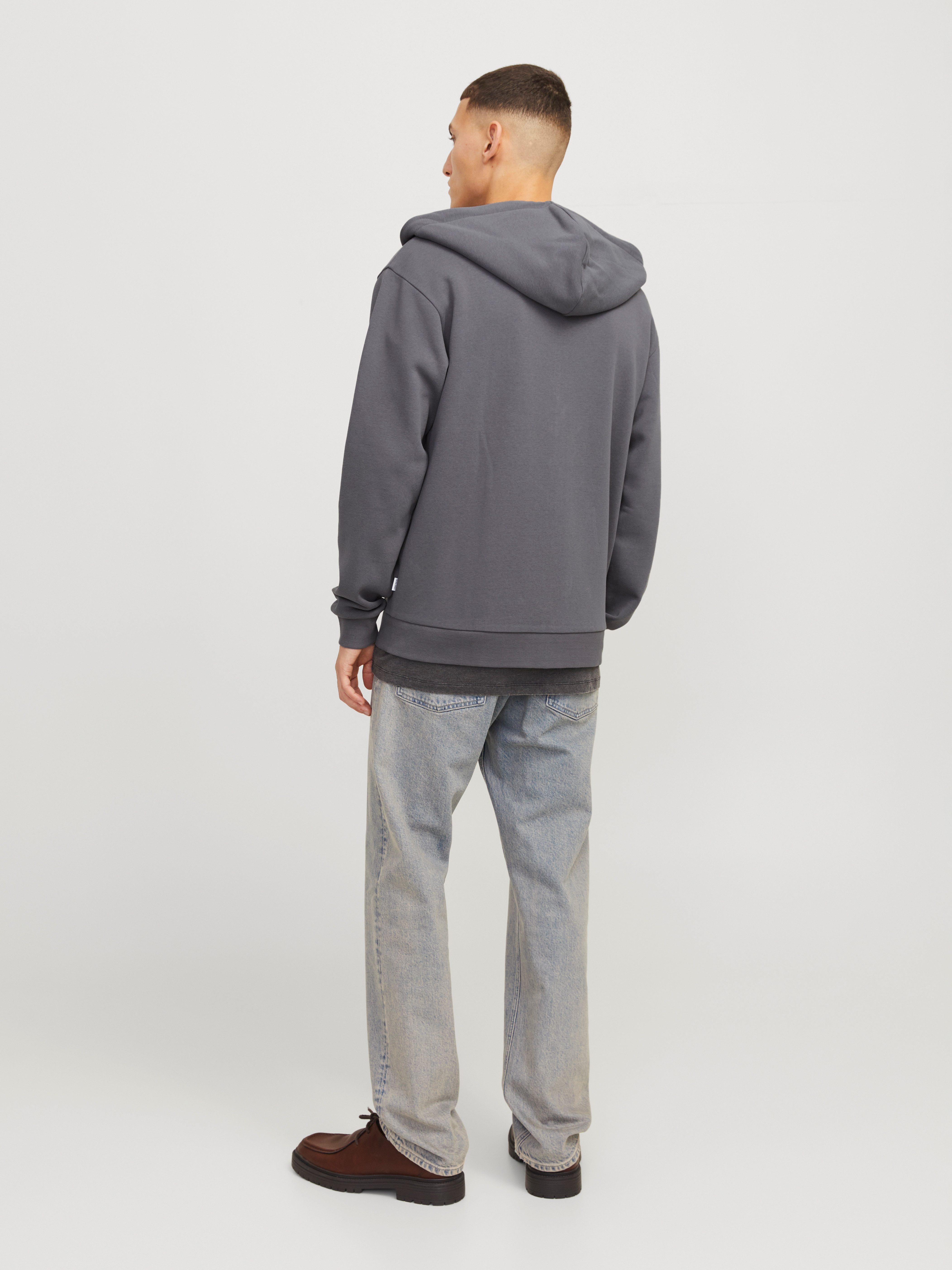 Jack & Jones Capuchonsweatvest JJEBRADLEY SWEAT ZIP HOOD NOOS