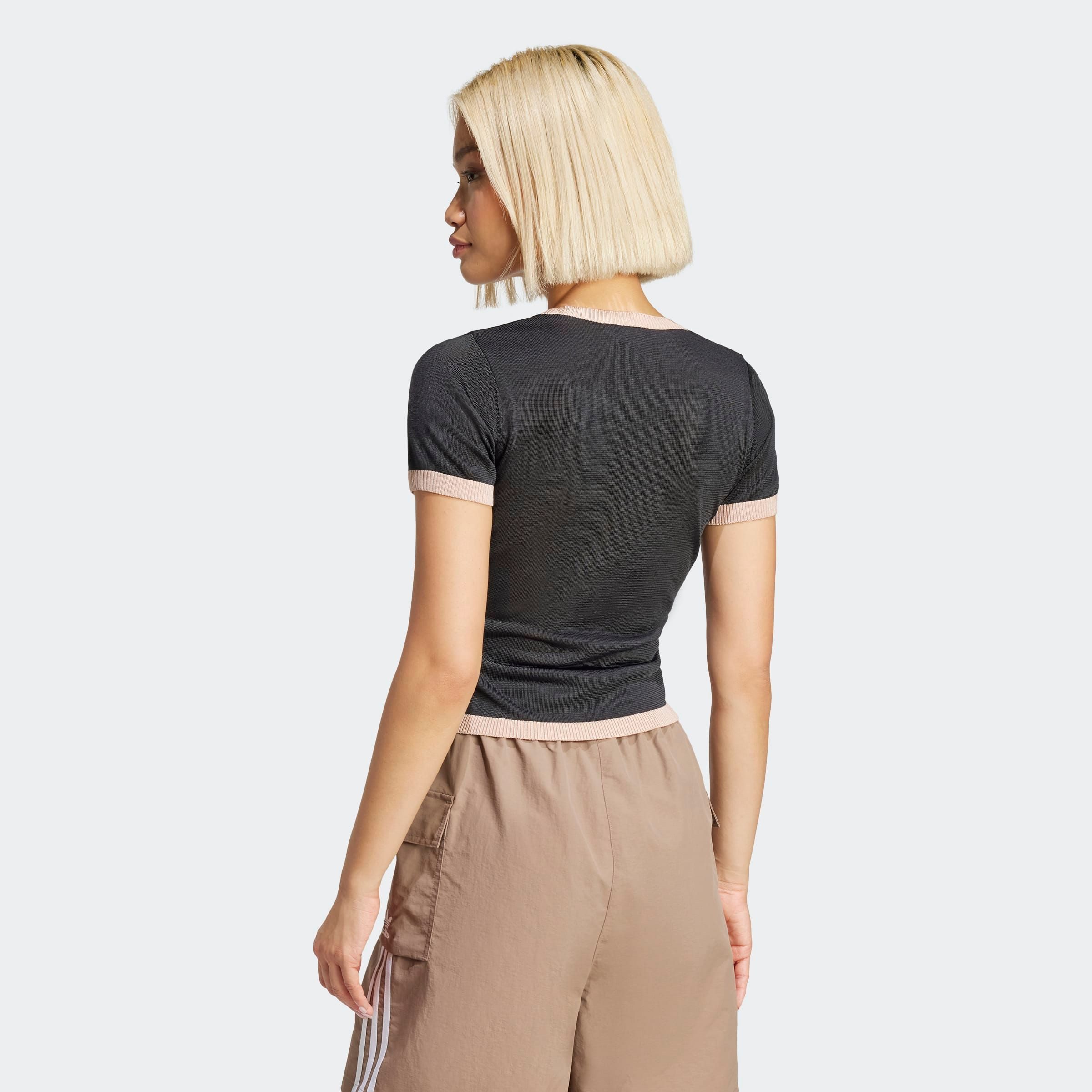 adidas Originals T-shirt KNITTED 3S TEE