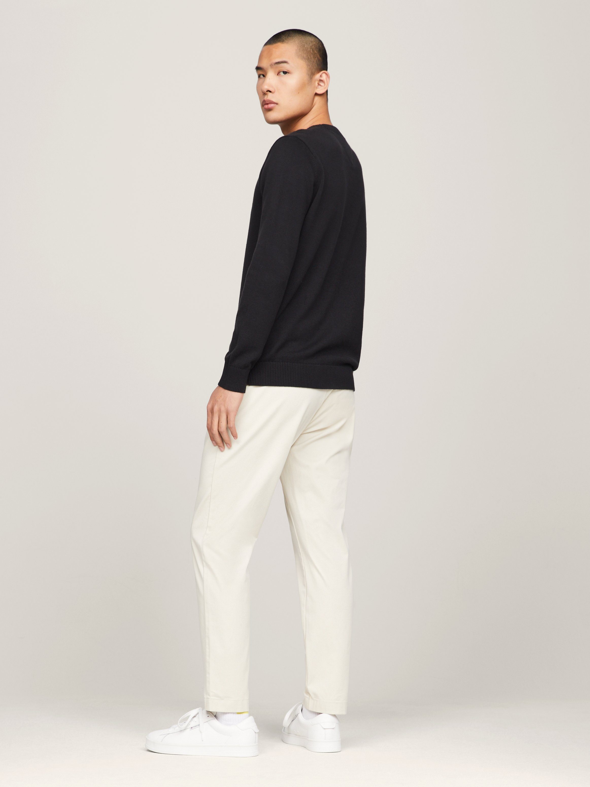 TOMMY JEANS Trui met ronde hals TJM SLIM ESSENTIAL LIGHT SWEATER