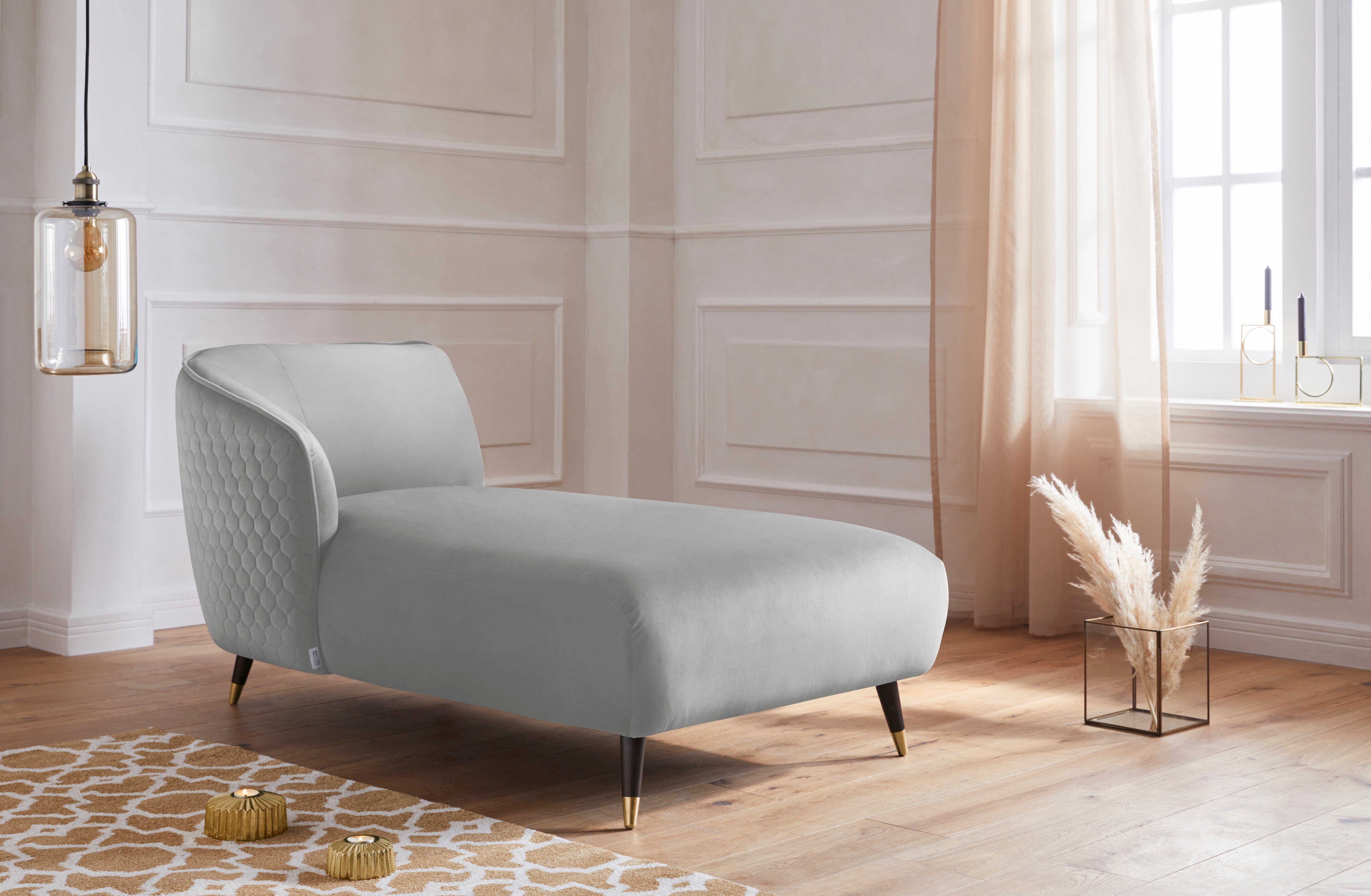 Guido Maria Kretschmer Home&Living Récamier Oradea met elegante stiksels op achterzijde van de rugleuning