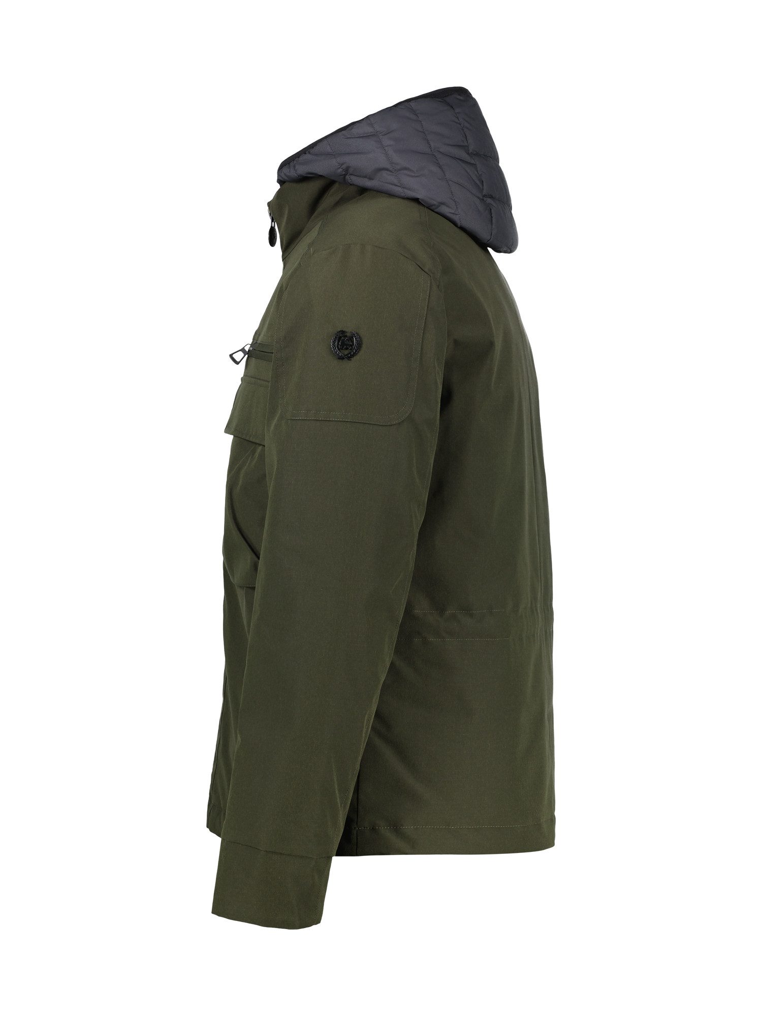 Lerros Outdoorjack LERROS fieldjack met capuchon, gevoerd
