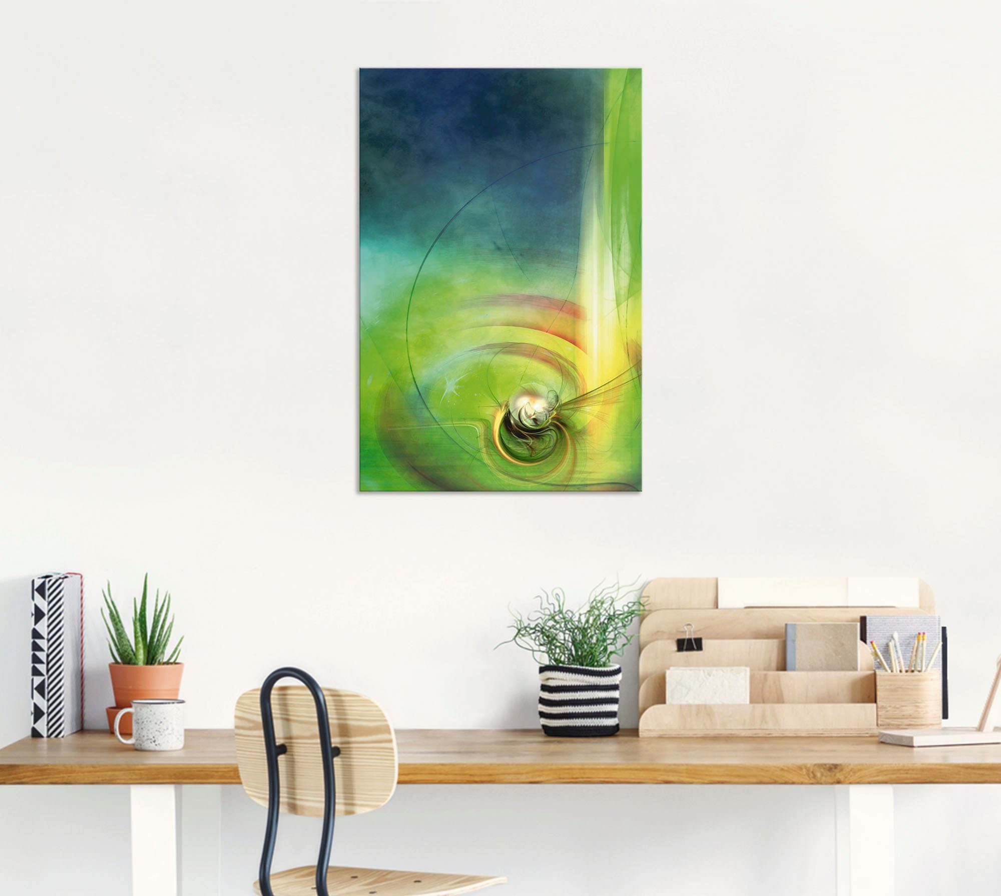 Artland Artprint Abstract spel CB als artprint van aluminium, artprint voor buiten, poster in diverse formaten