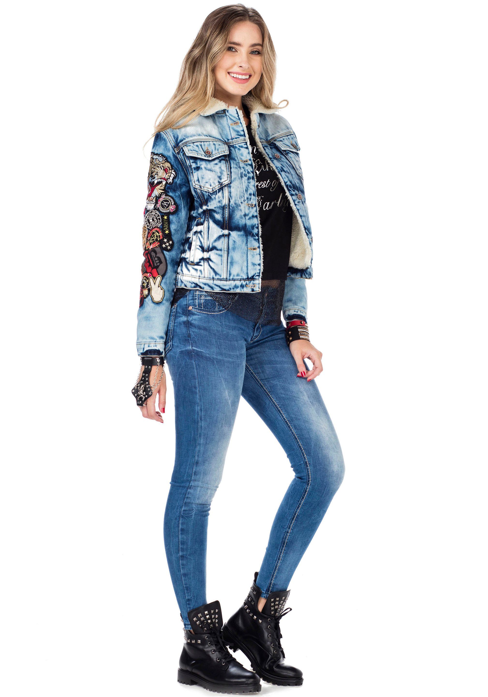 Cipo & Baxx Slim fit jeans met stretch