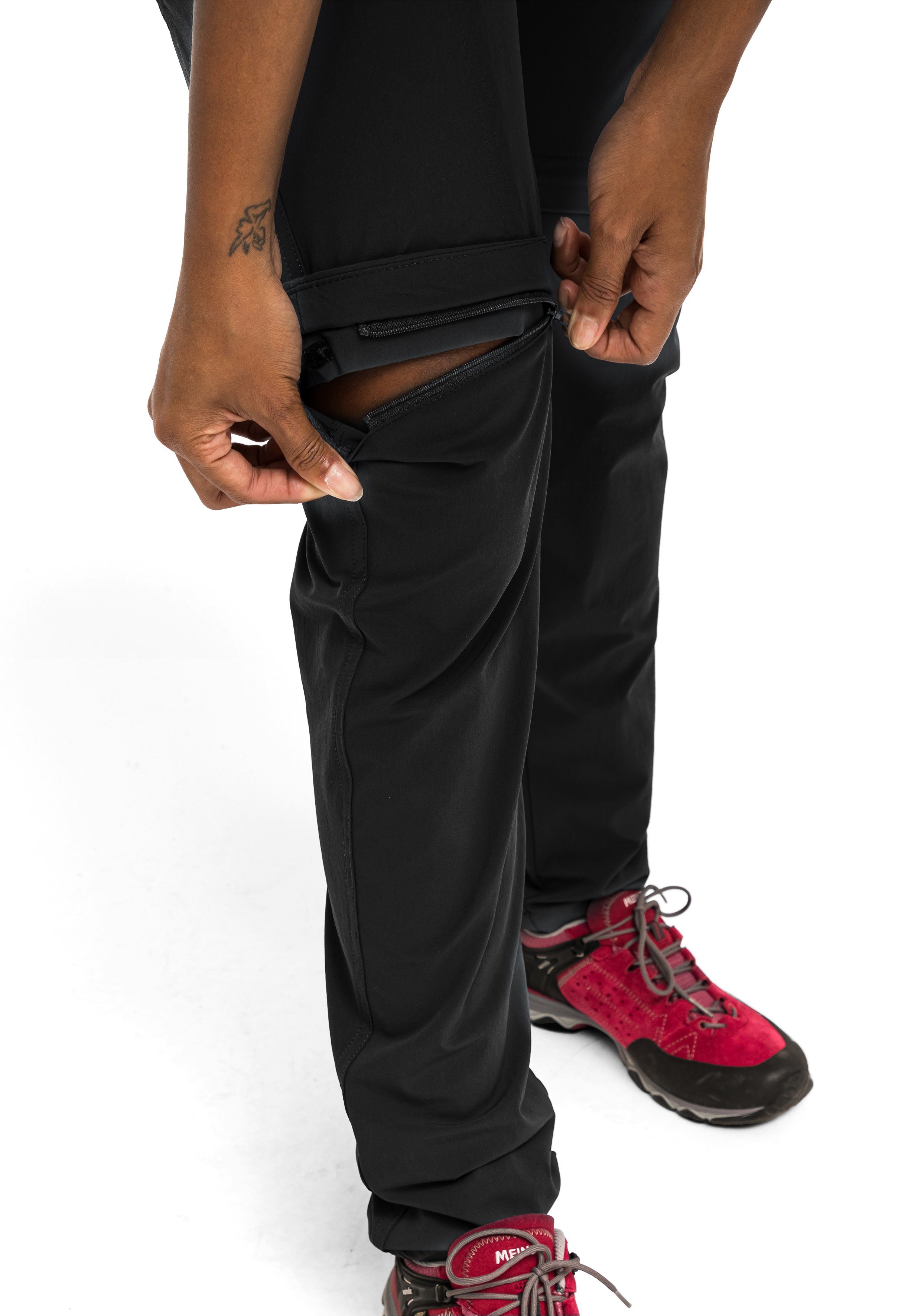 Maier Sports Functionele broek Inara slim zip Dames wandelbroek, zipp-off outdoorbroek, 4 zakken, slim fit