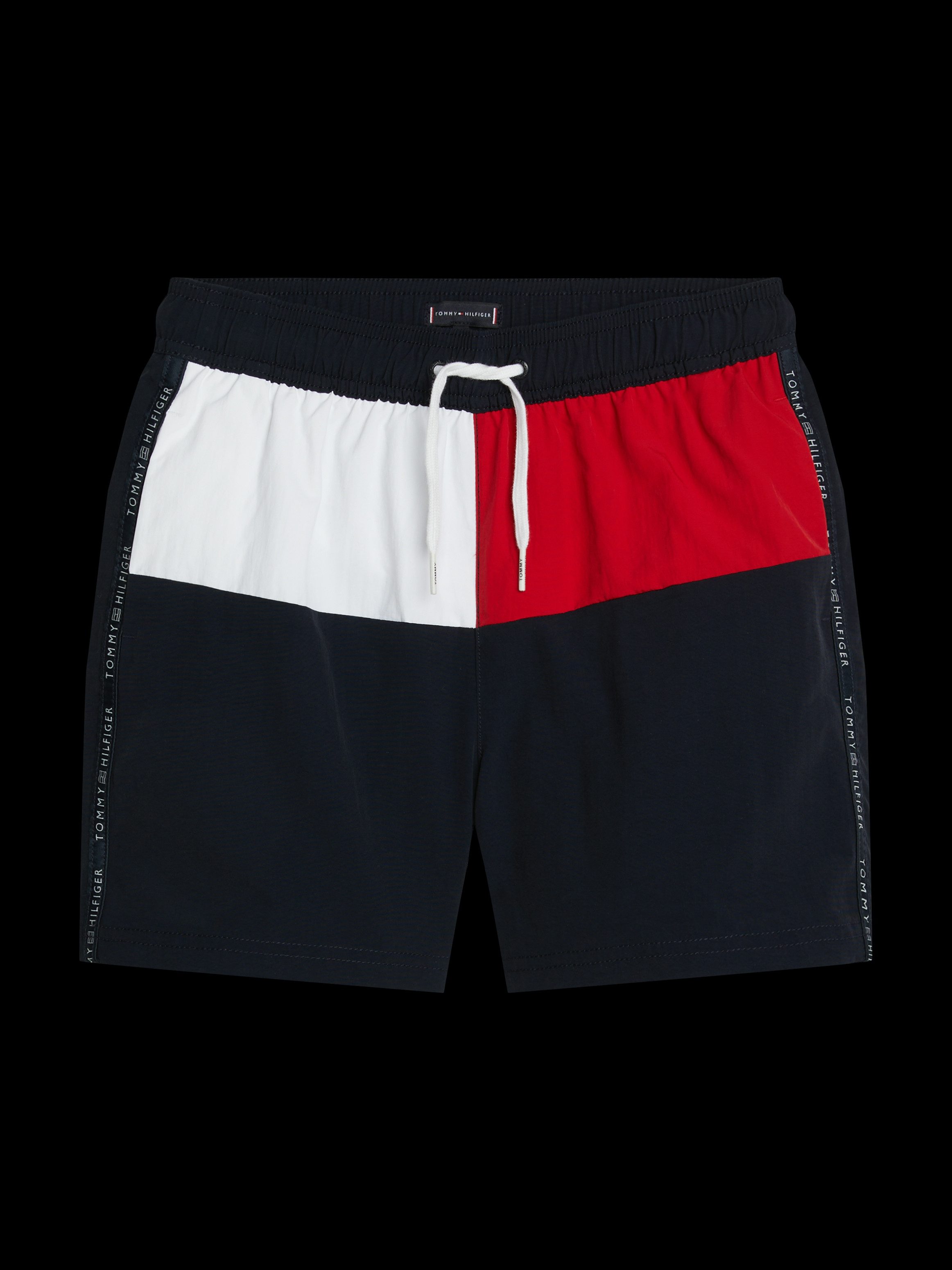 Tommy Hilfiger Swimwear Zwemshort MEDIUM DRAWSTRING in colourblock-design