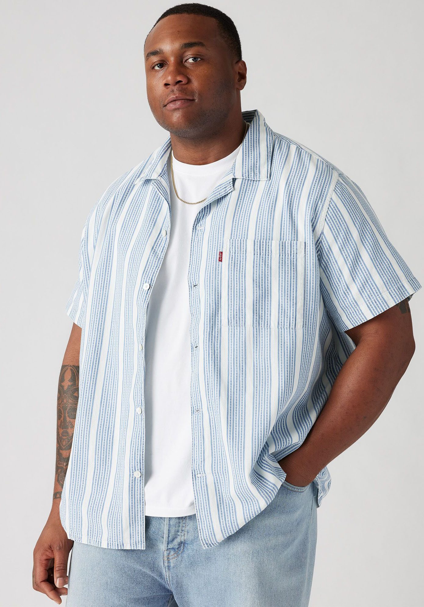 Levi's® Plus Overhemd met korte mouwen BIG SUNSET CAMP SHIRT