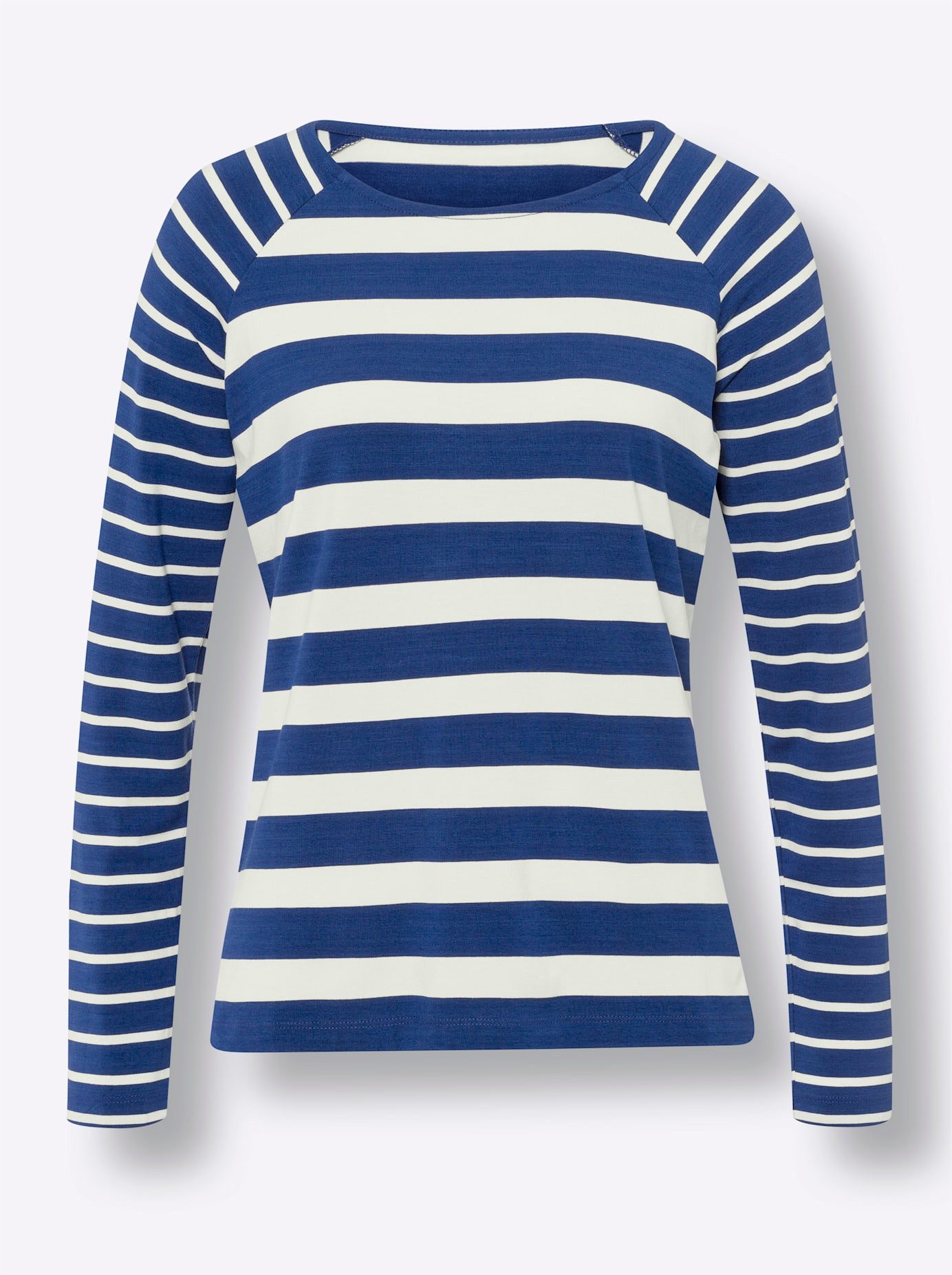 heine Shirt met ronde hals Gestreept shirt (1-delig)
