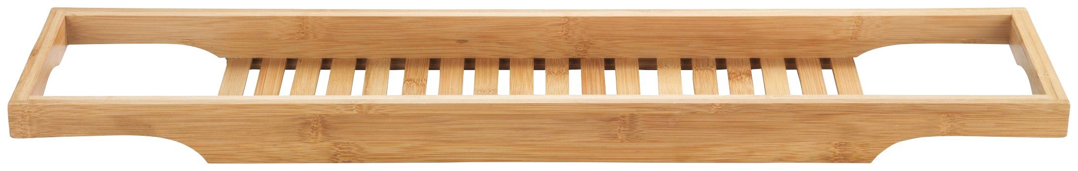 WENKO Badkuipplateau Bambusa BxDxH: 70x16x4,5 cm, badplank van bamboe (1 stuk)