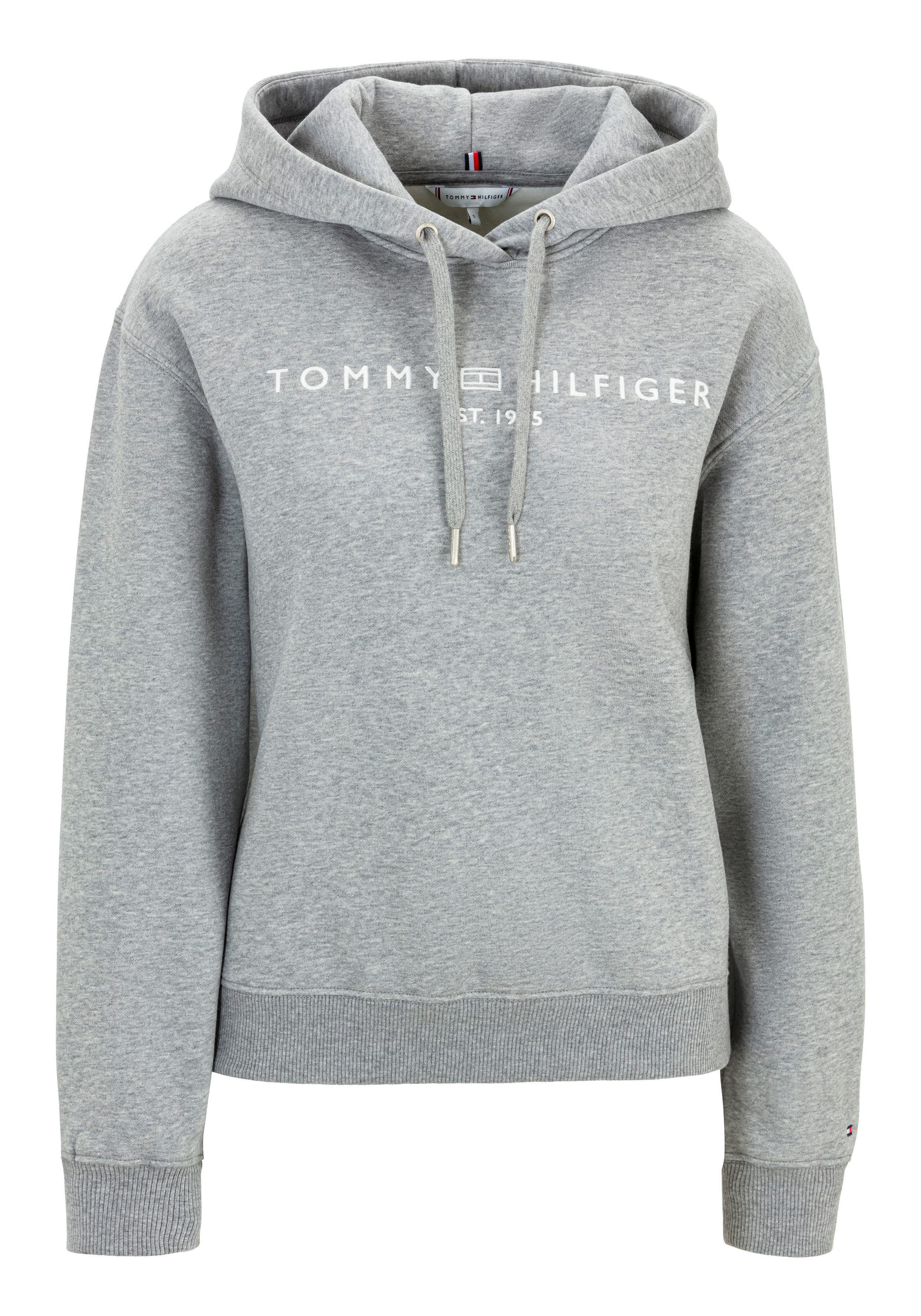 Tommy Hilfiger Hoodie MDRN REG CORP LOGO HOODIE met geborduurd logo-opschrift