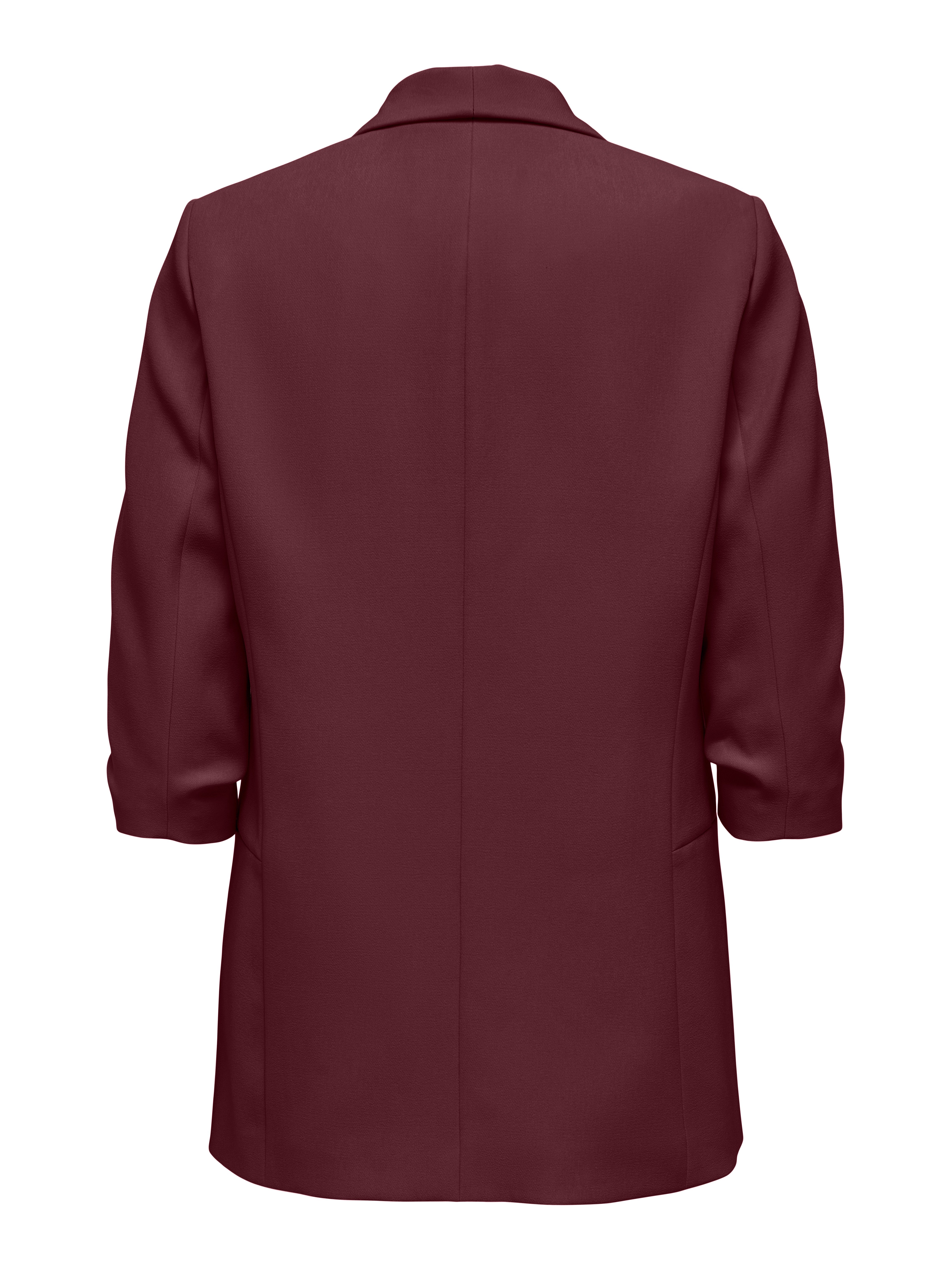Only Korte blazer ONLELLA – Vrouwelijke blazer met 3/4 mouwen en ruches