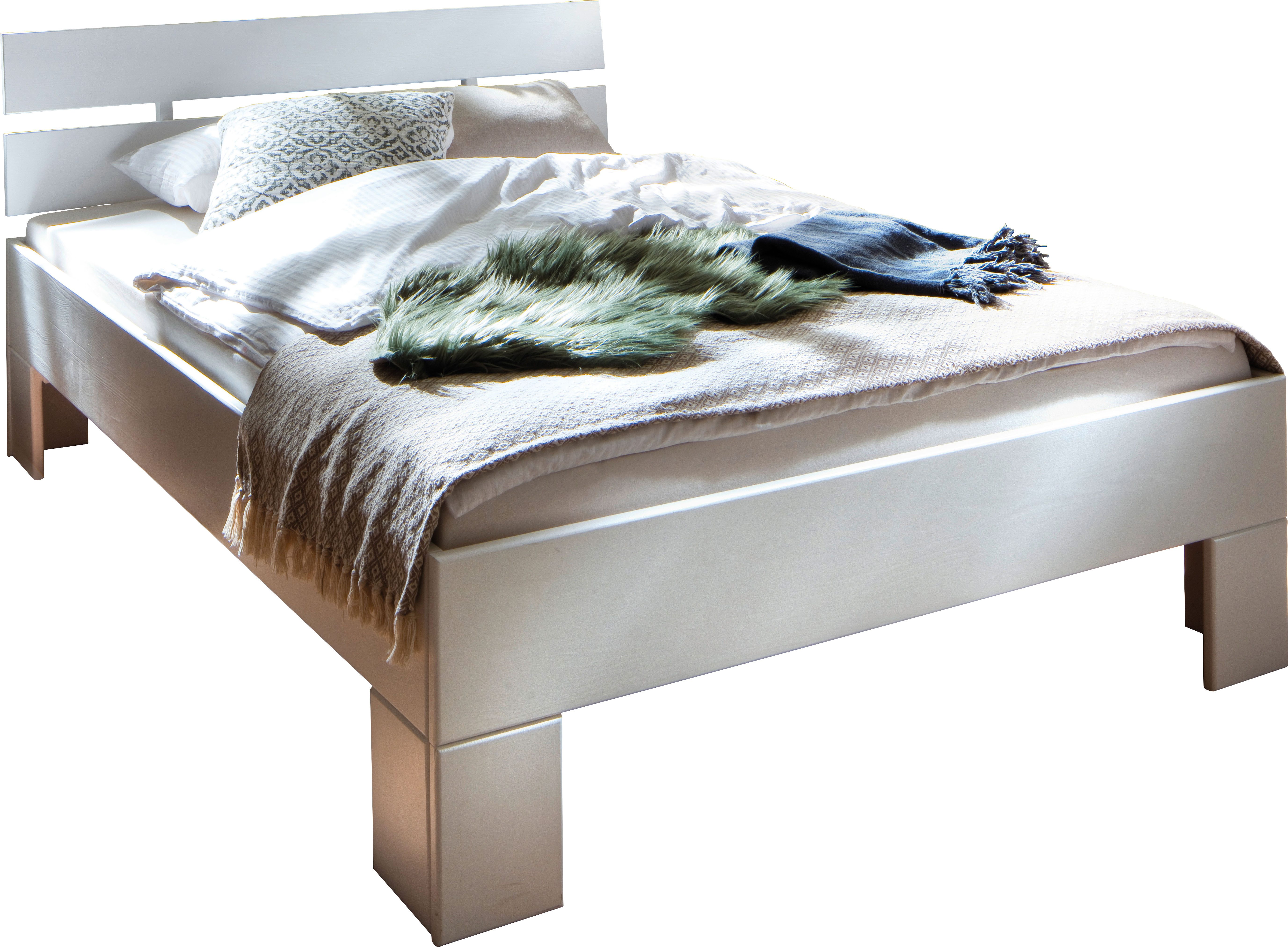 Home affaire Bedframe Progress massief houten bed bedden wit