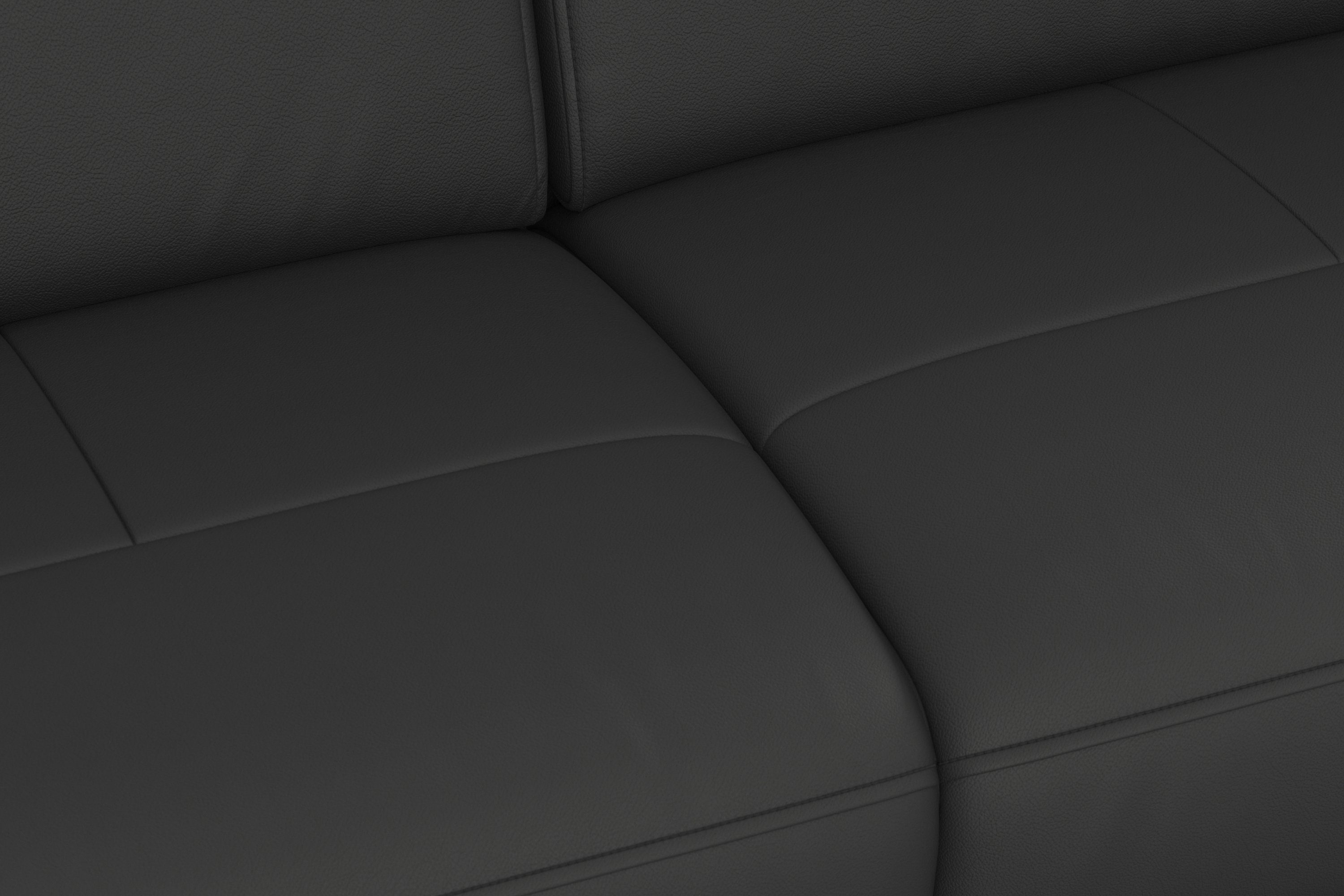 sit&more Hoekbank Freetown L-vorm met verstelbare hoofdsteun en comfortabele binnenvering