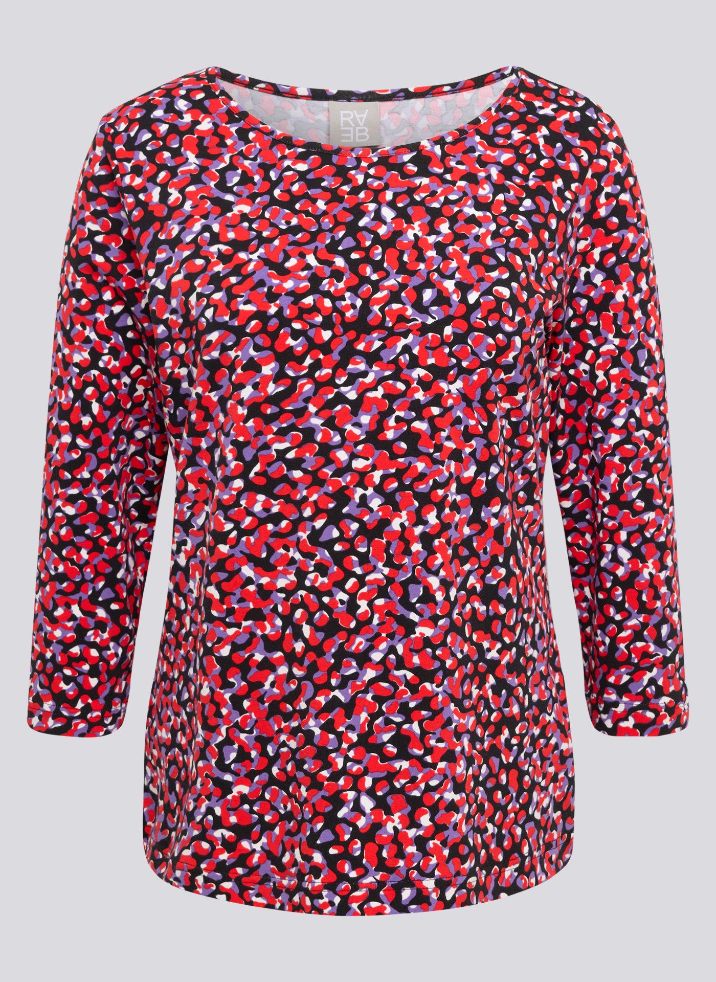 Rabe Shirt met 3/4 mouwen Zomershirt met all-over print