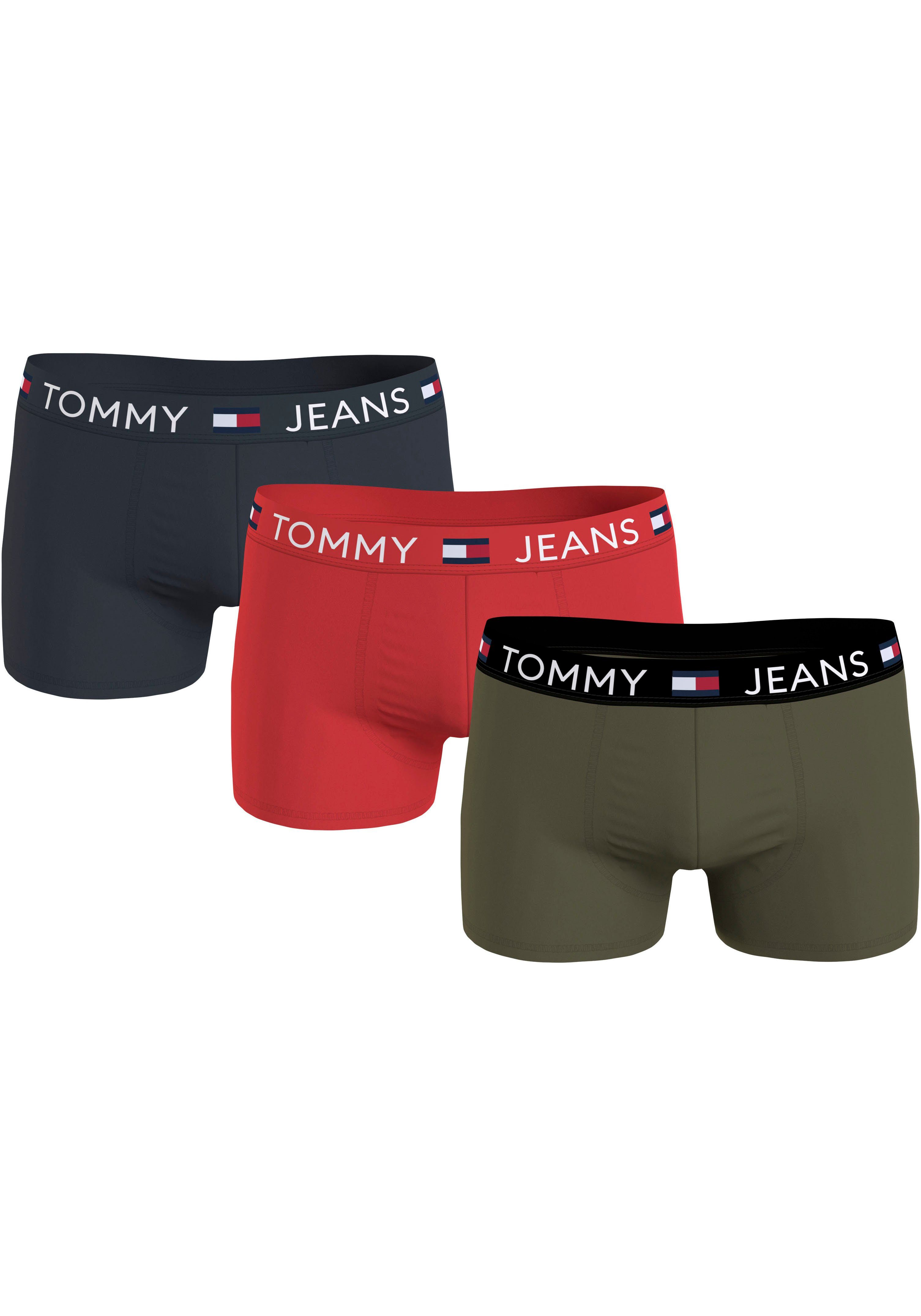 Tommy Hilfiger 3-Pack Trunk Boxers in Diverse Kleuren Multicolor Heren