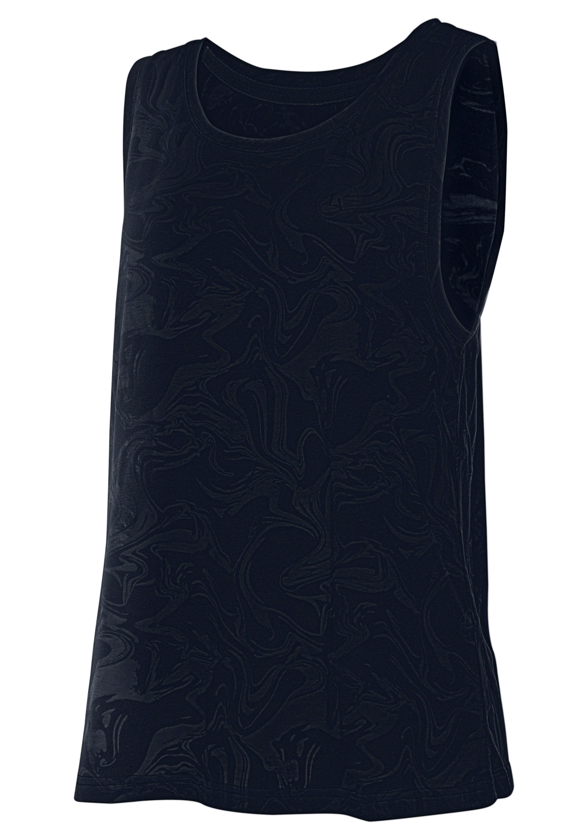 active by Lascana Functioneel shirt -Sportshirt Sportshirt met ronde hals en logoprint