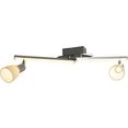 naeve led-plafondlamp ibiza geschikt voor wand en plafond (1 stuk) zilver