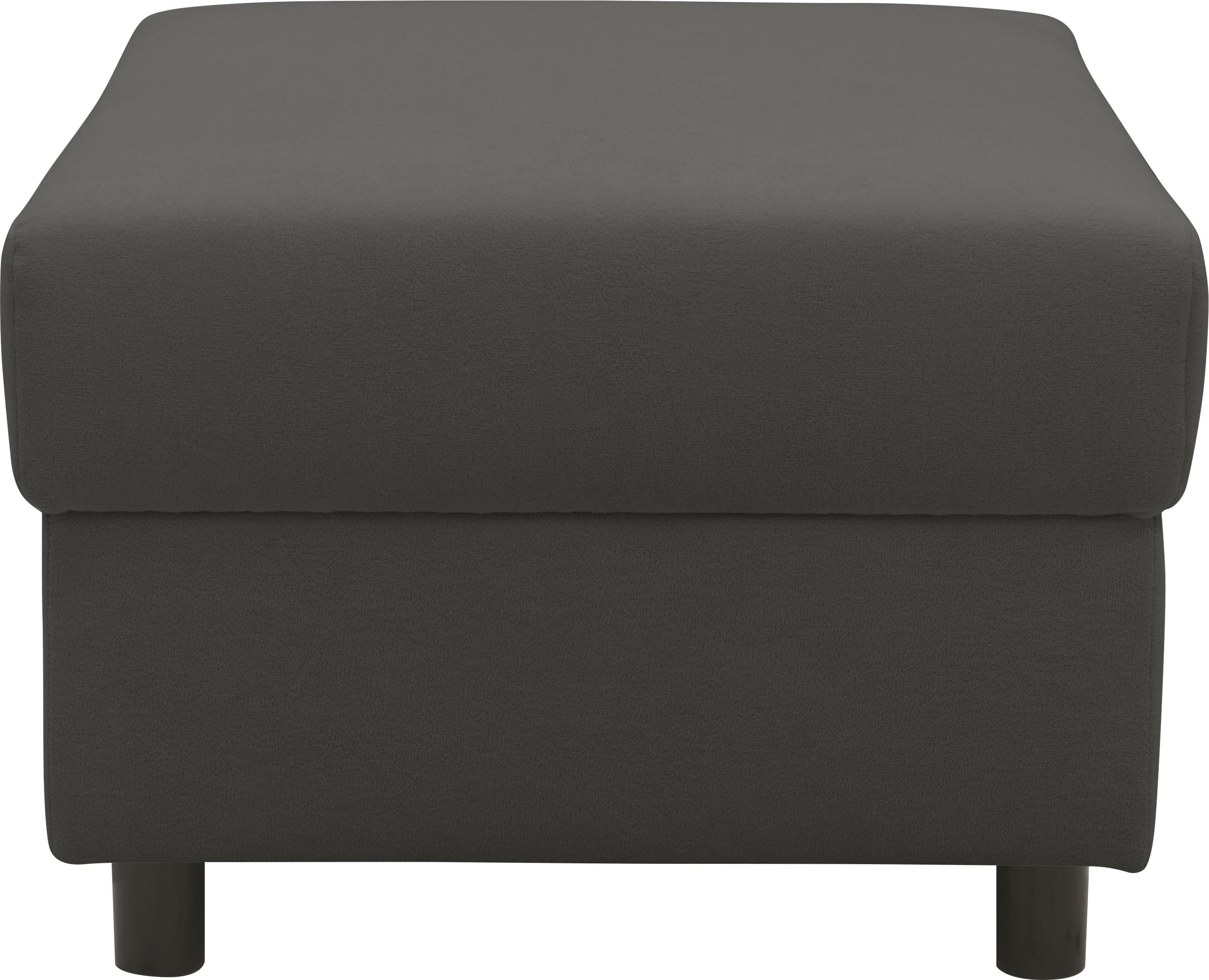 INOSIGN Hocker Turah 2 in Cord of waterafstotende microvezel, moderne poef, passend bij de hoekbank, b/d/h: 83/60/44 cm