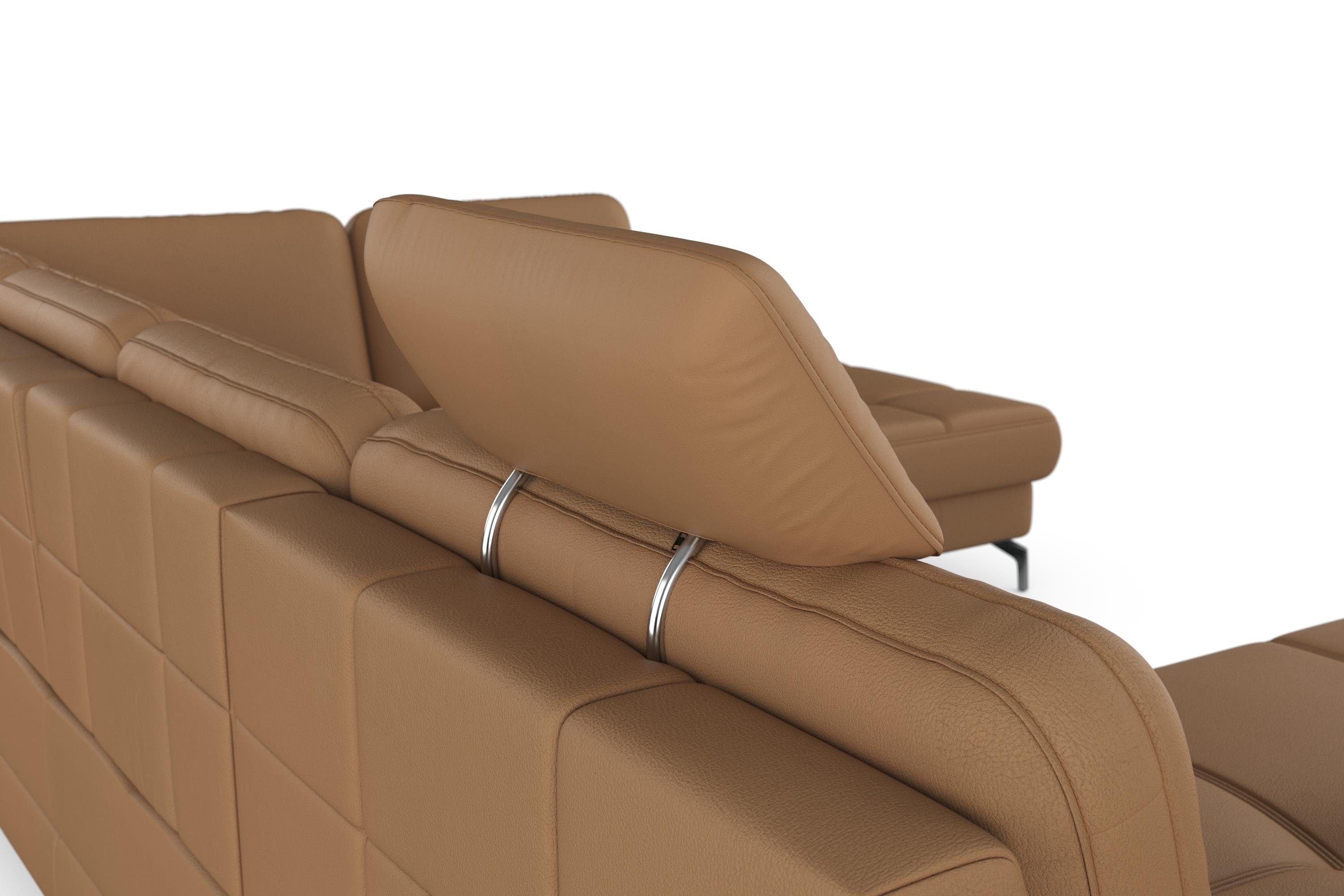 sit&more Zithoek Bendigo U-vorm inclusief zitdiepteverstelling, bodemvrijheid 12 cm, in 2 pootkleuren