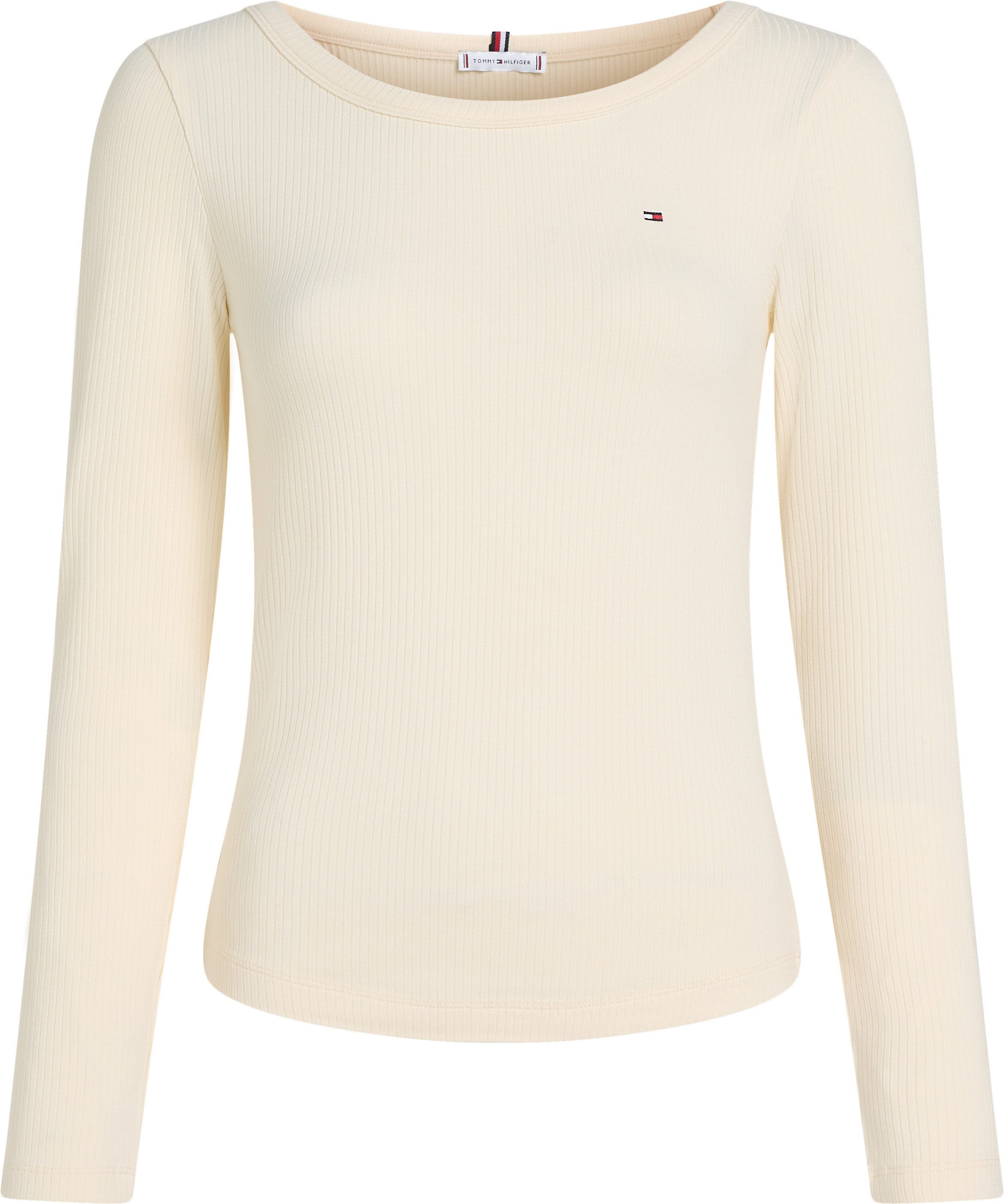 Tommy Hilfiger Shirt met lange mouwen SLIM 5X2 RIB O-NK LS