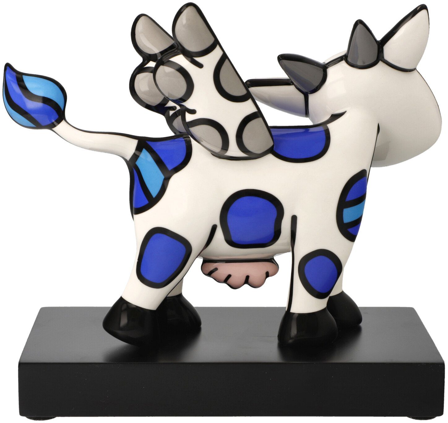 Goebel Verzamelfiguur Britto Pop Art, porselein, Romero Britto - Vliegende Koe