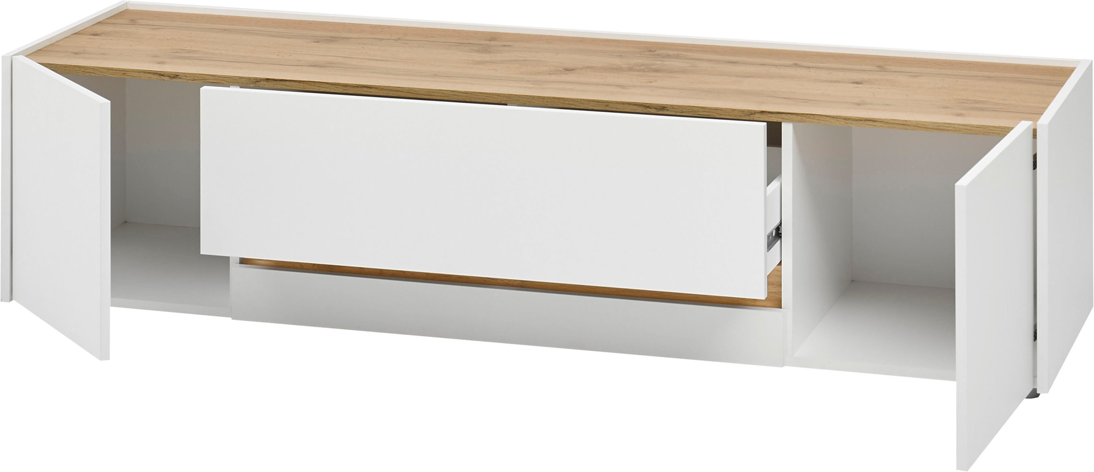 INOSIGN Wandmeubel GIRON (set, 4-delig), breedte ca. 350 cm, moderne woonkamer-set in 2 kleuren