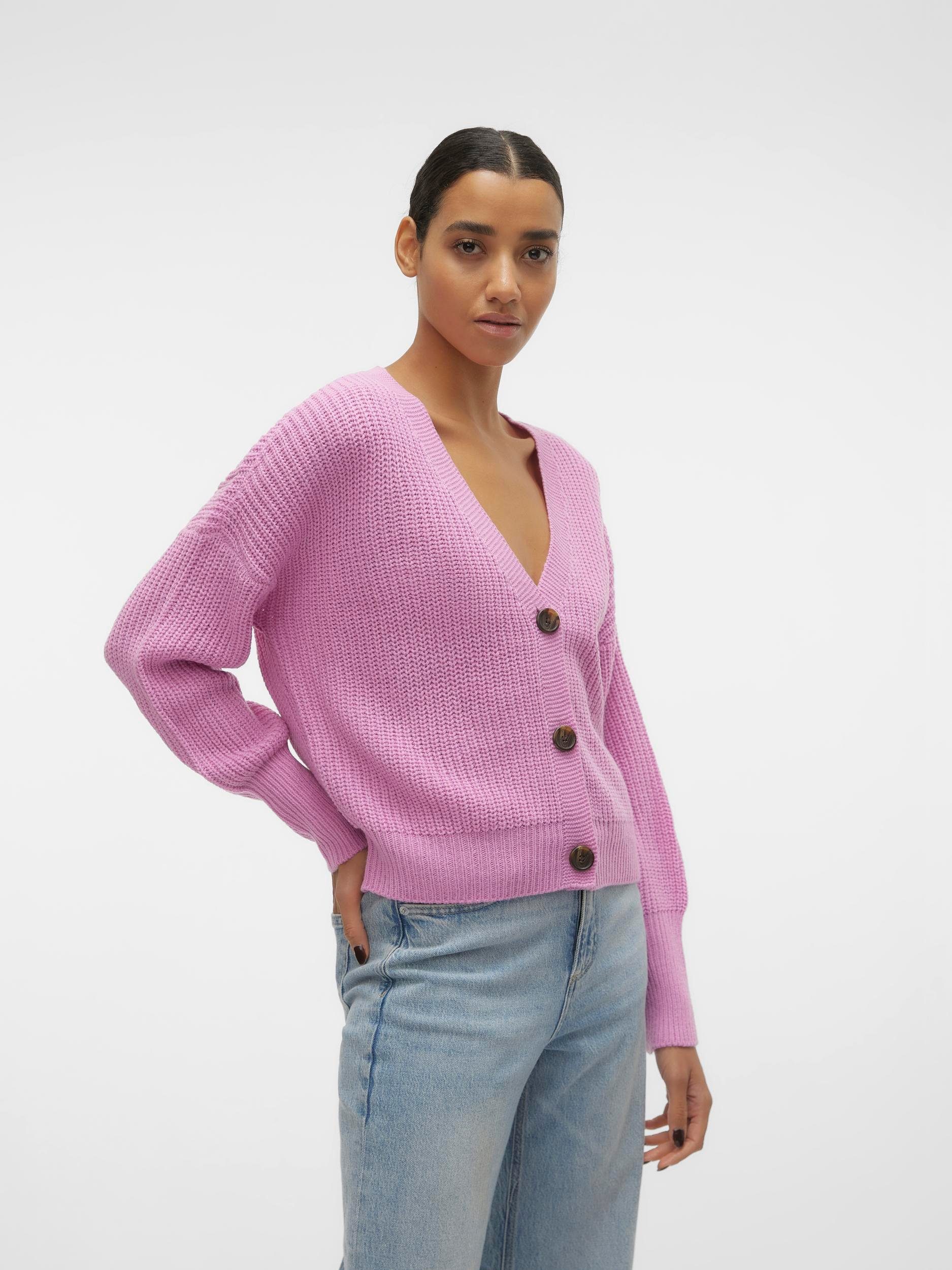 Vero Moda Vest VMLEA LS V-NECK CUFF CARDIGAN