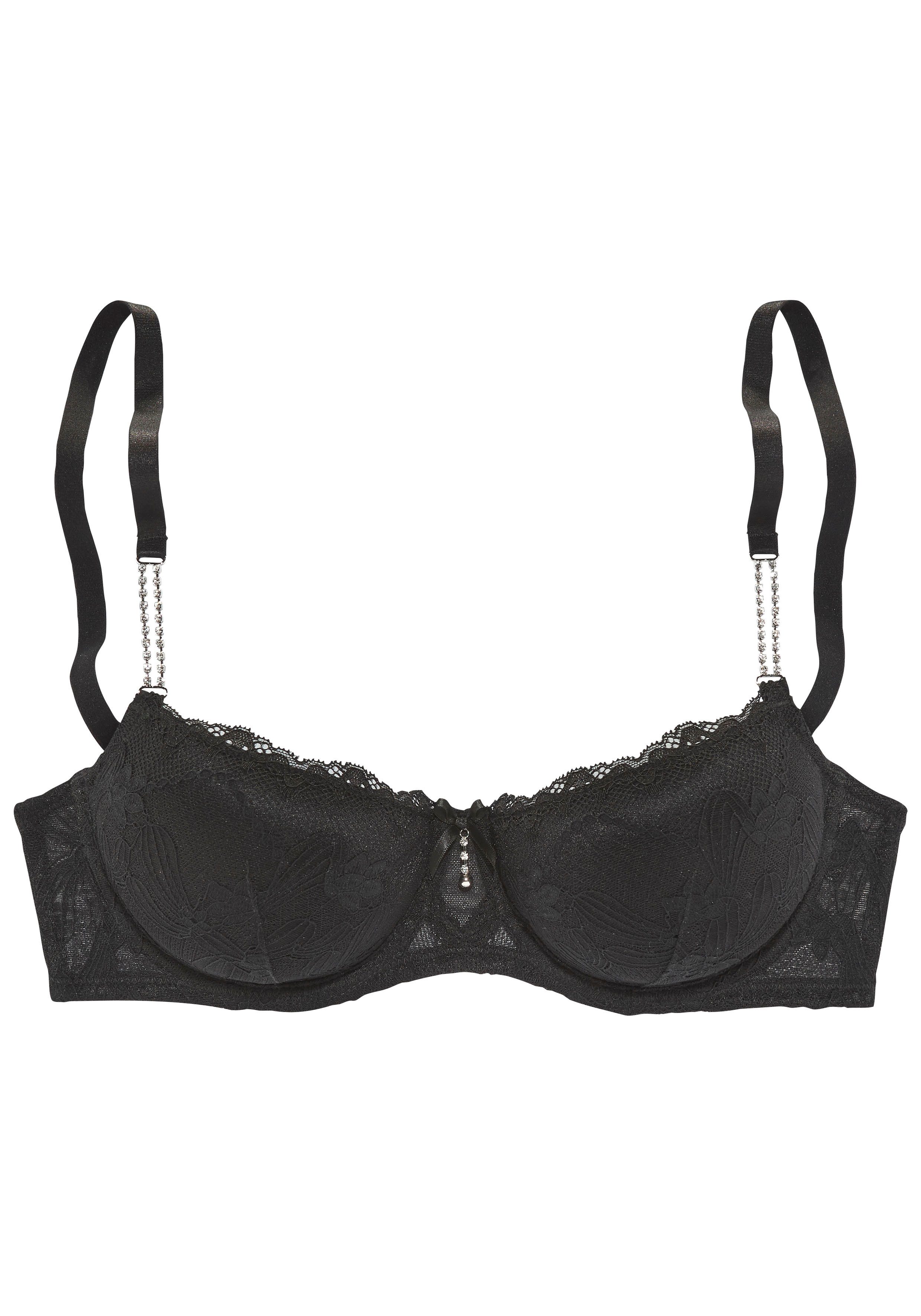Lascana Bh met steuncups Dalia met elegante stras op de bandjes, lingerie
