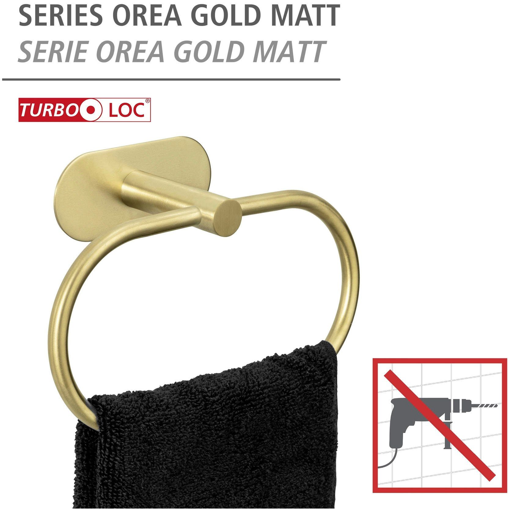 WENKO Handdoekring Turbo-Loc® Orea Bevestigen zonder boren