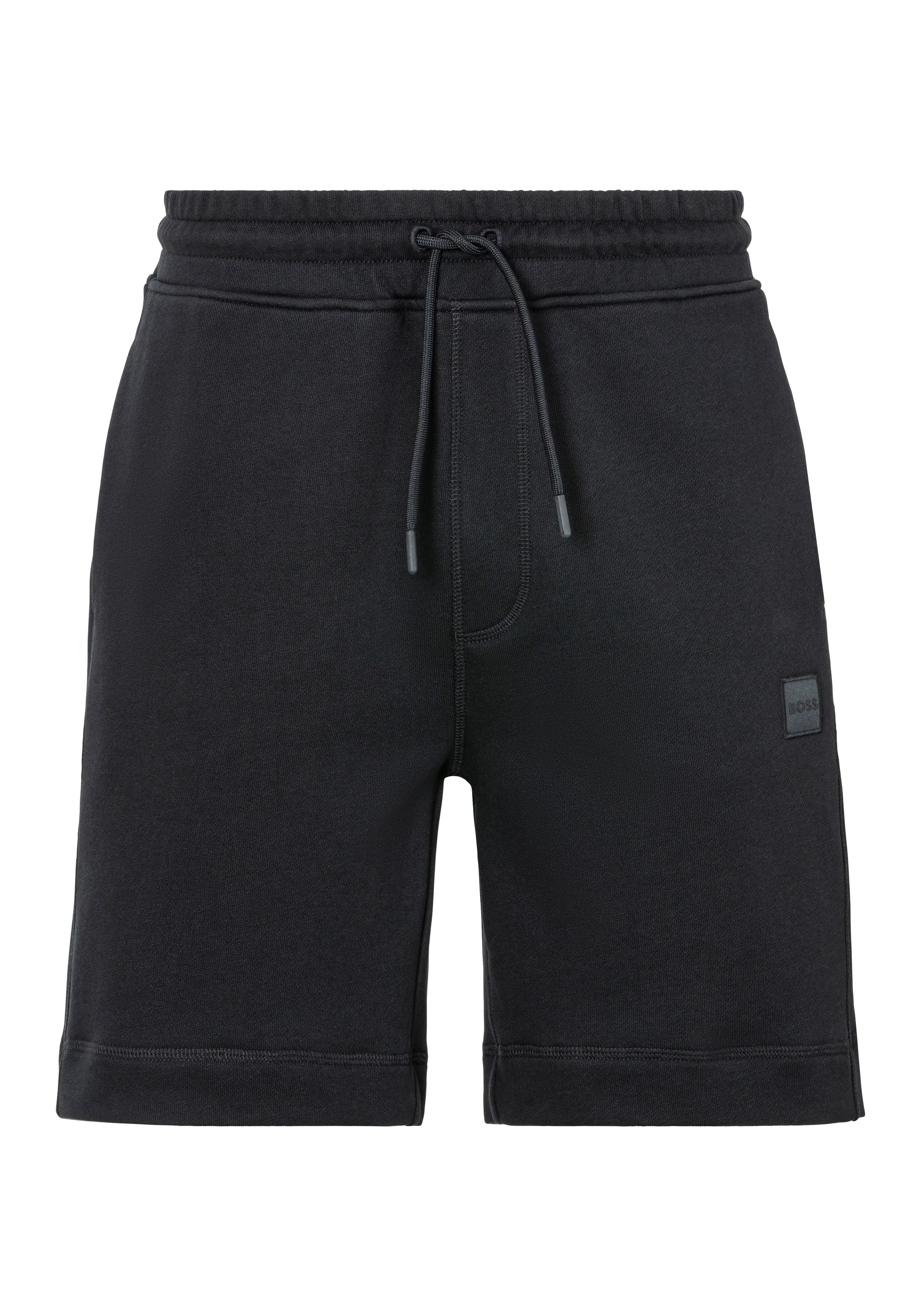Boss Orange Sweatshort Sewalk met boss-merklabel
