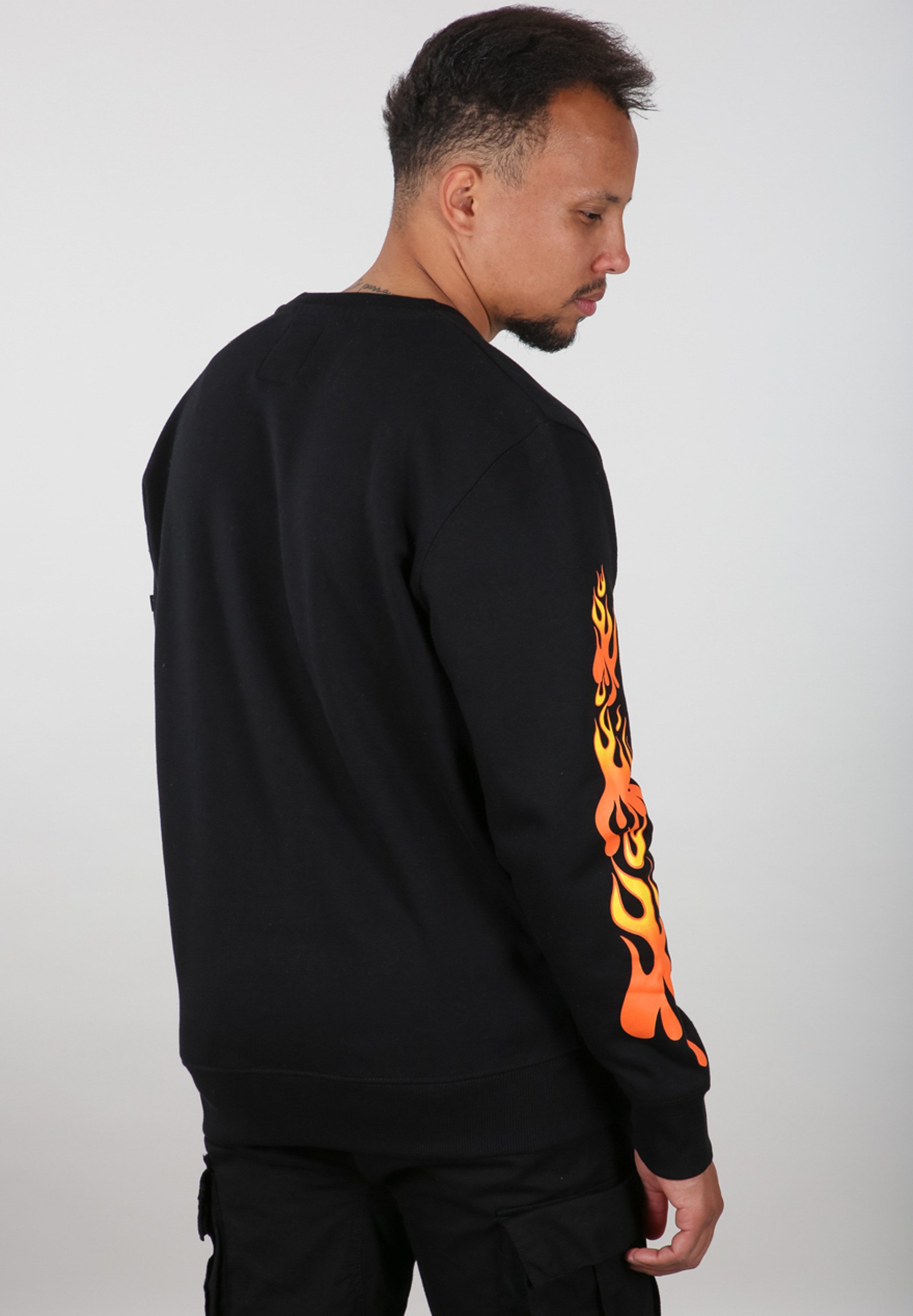 Alpha Industries Sweater Men Sweatshirts Flame Sweater
