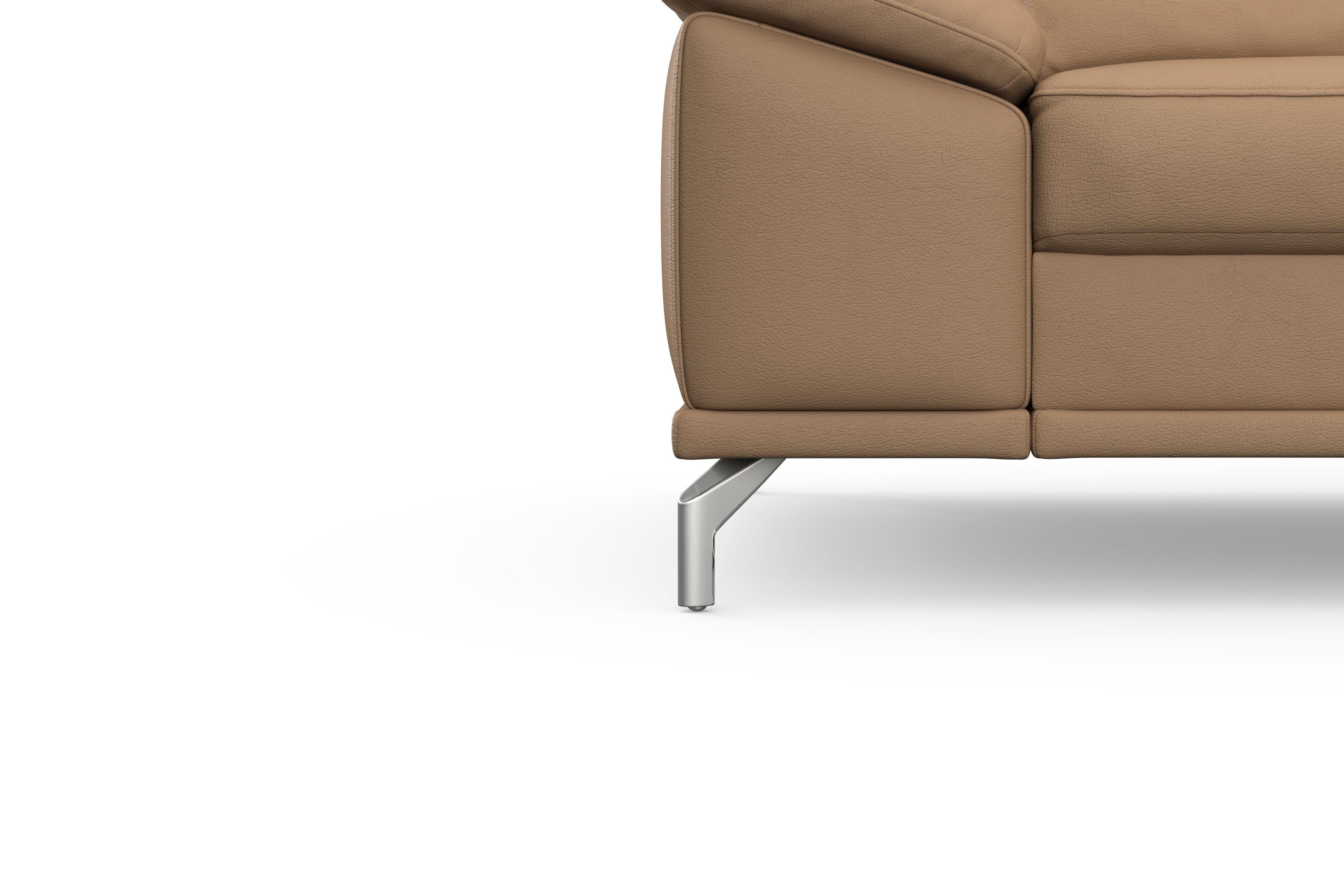 sit&more Hoekbank Cabrio L-vorm, met zitdiepteverstelling, arm- en hoofdsteunverstelling