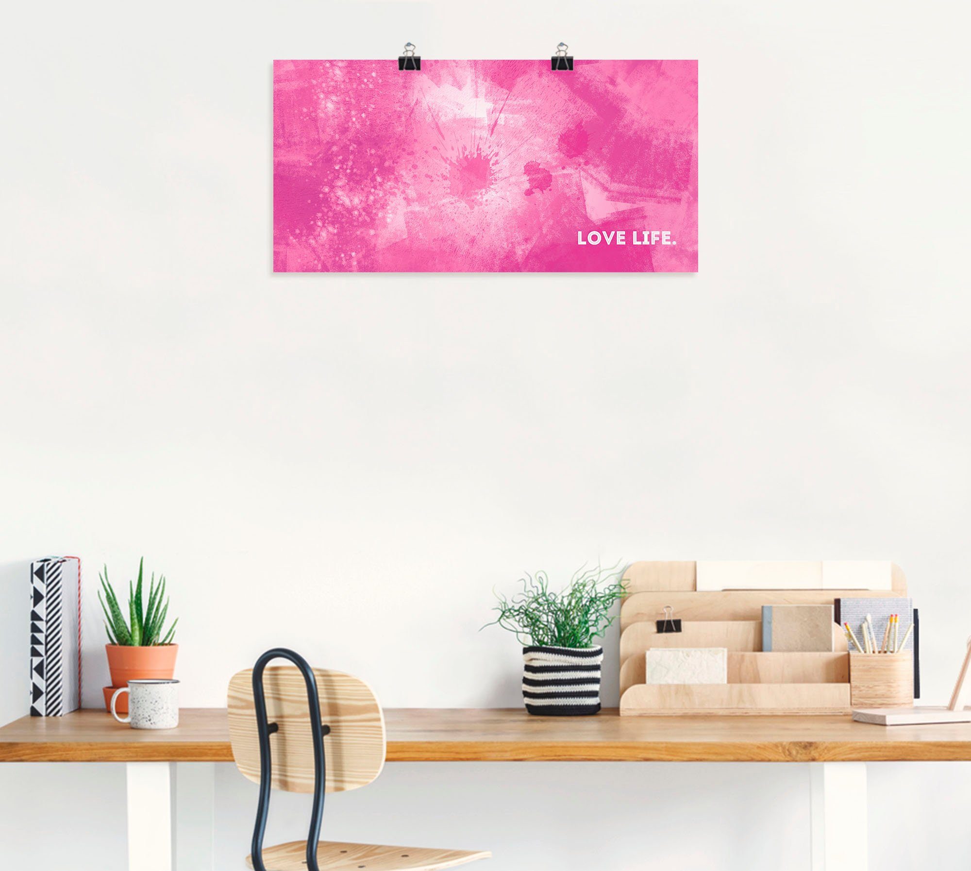 Artland Artprint op linnen Emotionele kunst liefdesleven