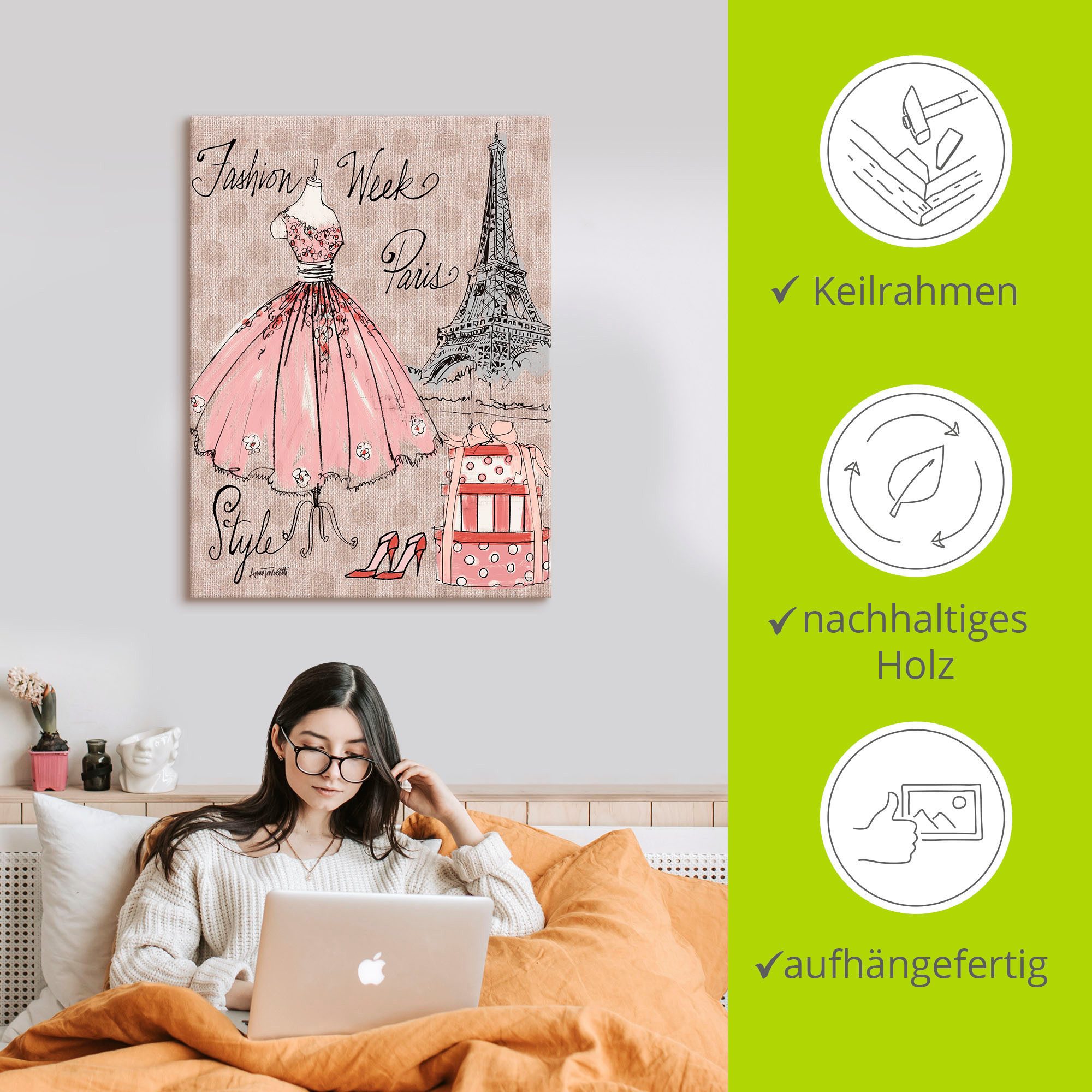 Artland Artprint Fashion Week III als artprint op linnen, poster, muursticker in verschillende maten