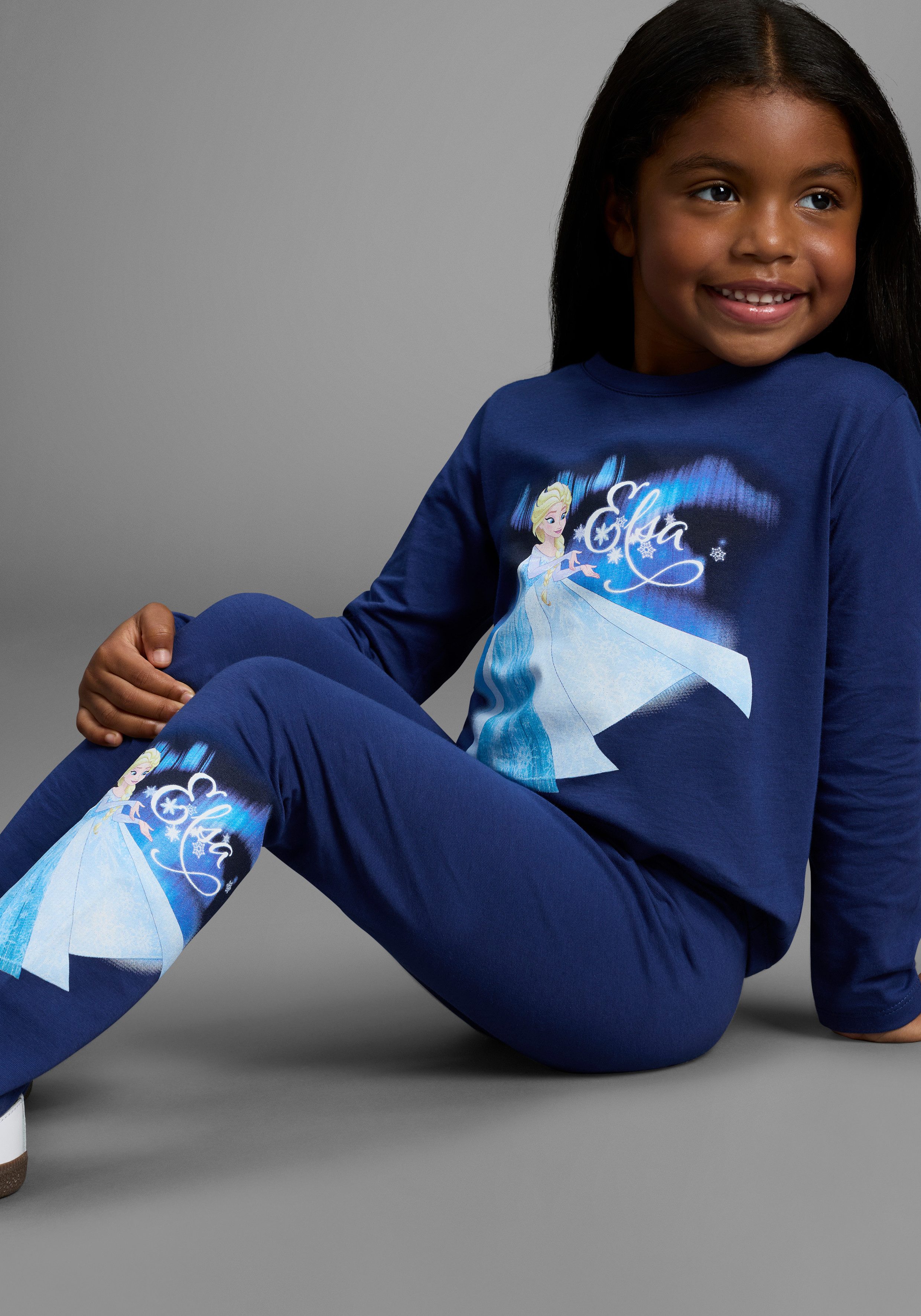KIDSWORLD Shirt met lange mouwen & legging Disney SET Frozen: ELSA (set, 2-delig)