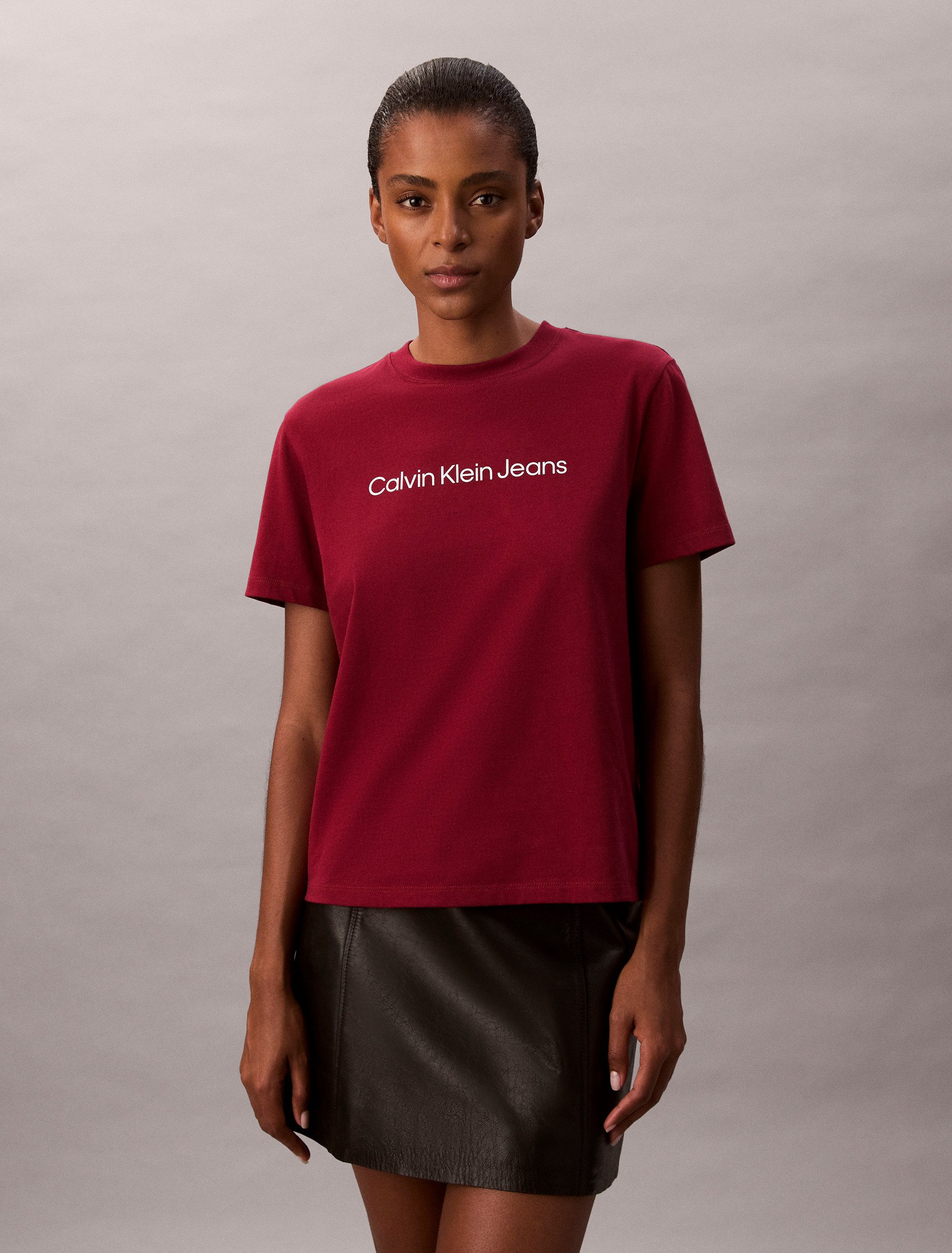 Calvin Klein T-shirt A- INST. LOGO CLASSIC TEE SS