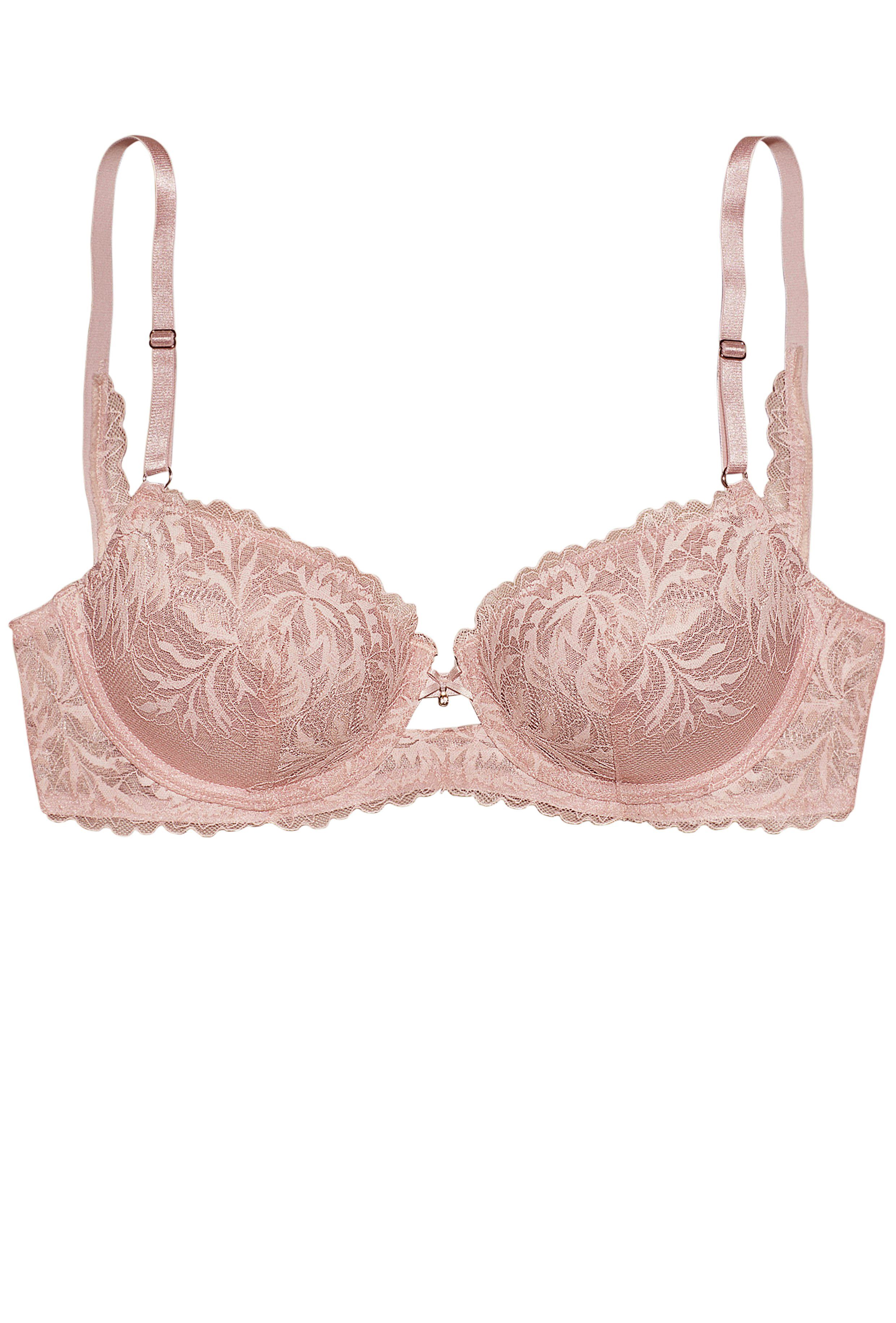 Lascana Beugel-bh met verfijnd gebloemd kant, lingerie