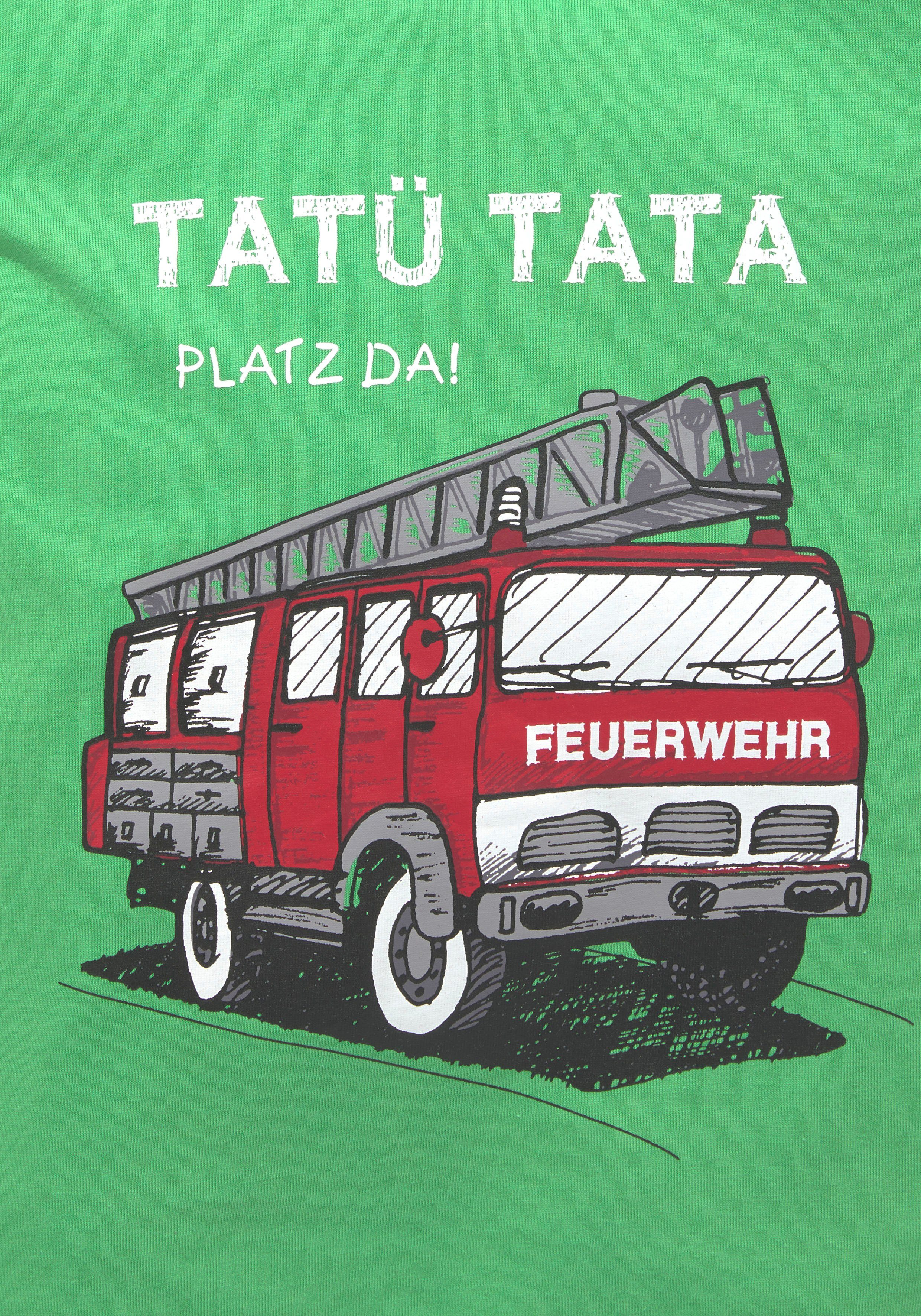 KIDSWORLD T-shirt Brandweer-print: PLAATS DA Korte mouwen, basic gesneden, met coole statements