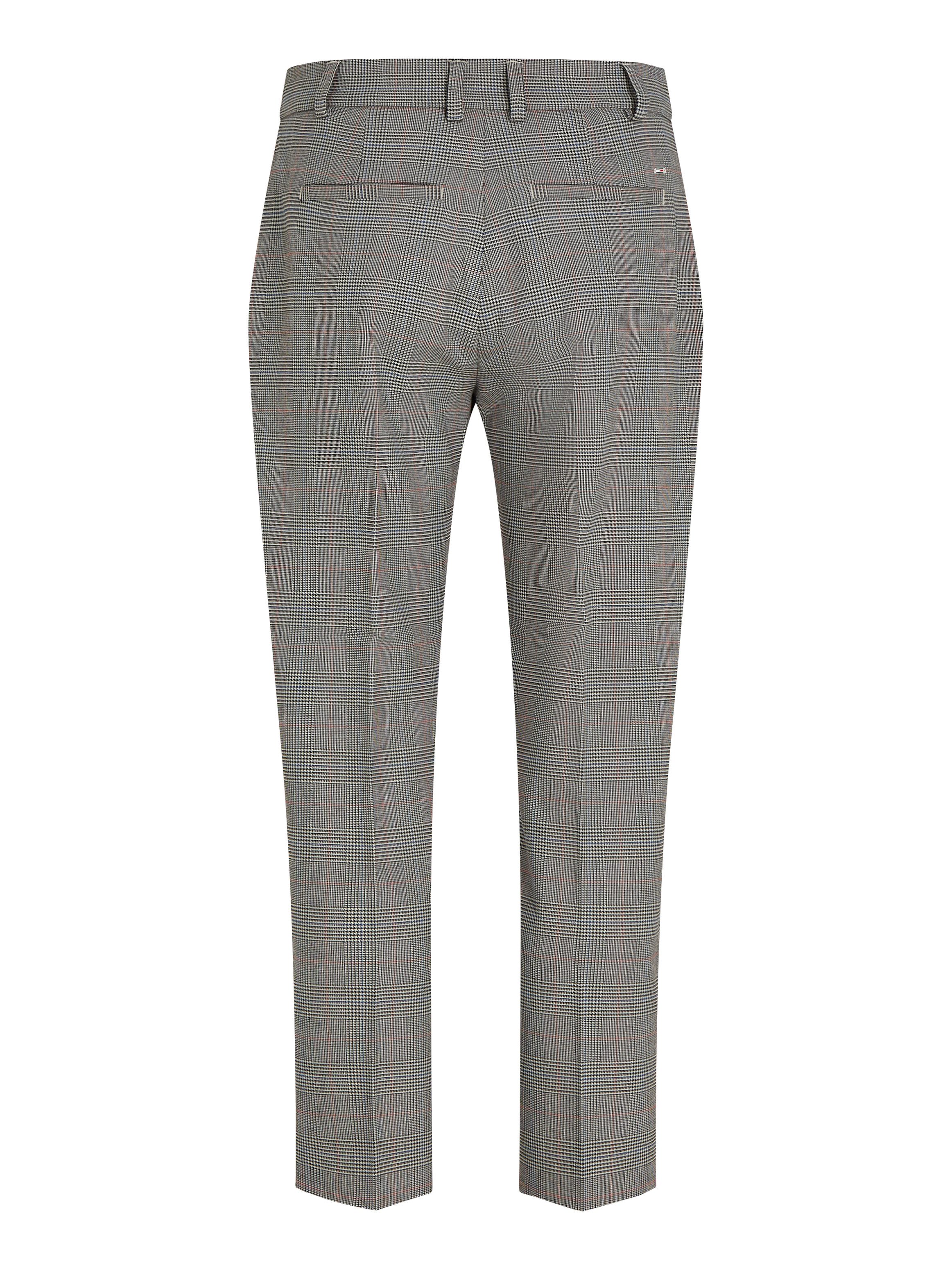 Tommy Hilfiger Geweven broek POW CHECK SLIM STRAIGHT PANT (Global Serie TH VROUWEN)