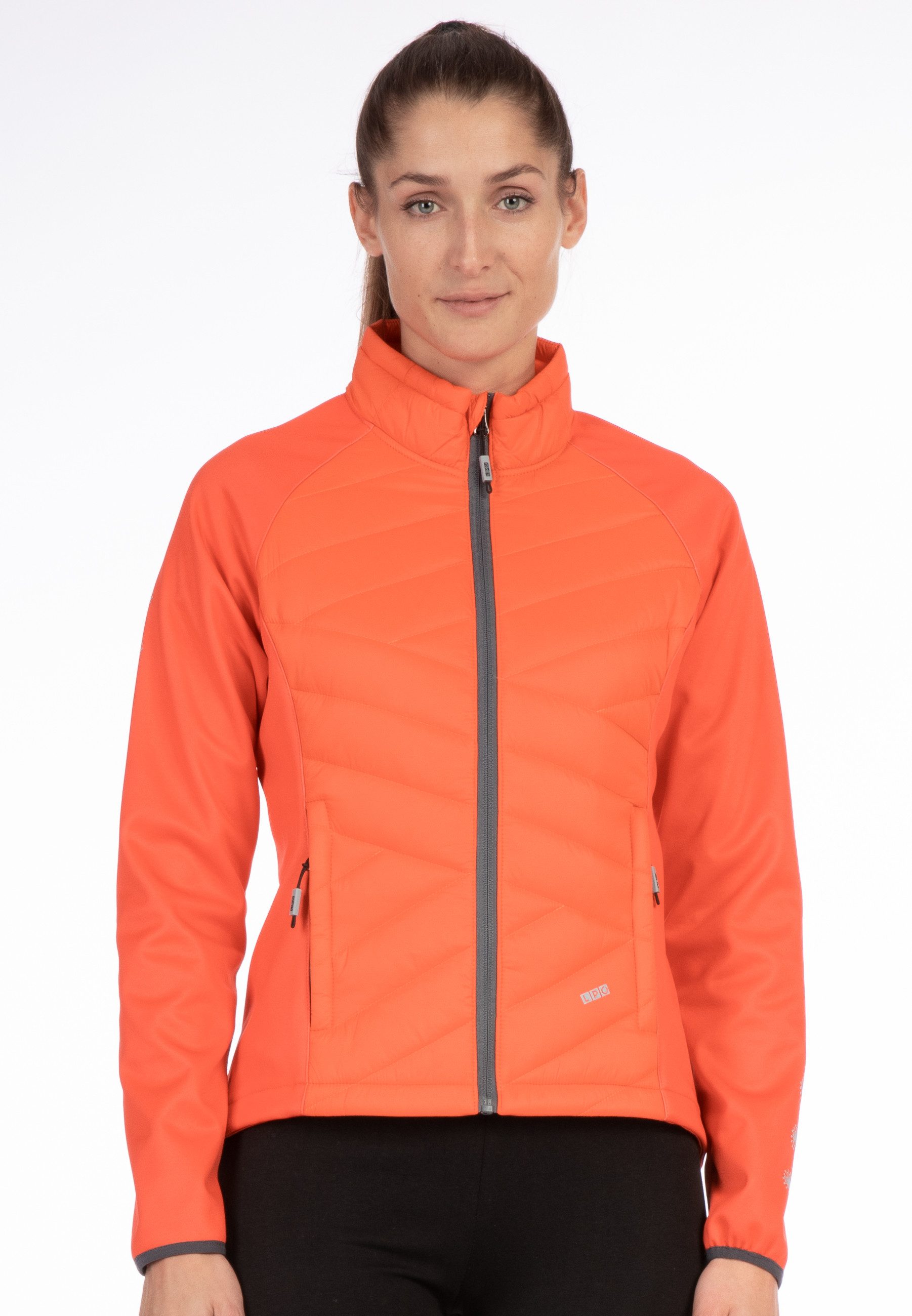 LPO Fleecejack EDINA II WOMEN zachte hybride fleecejack in traditionele uitstraling