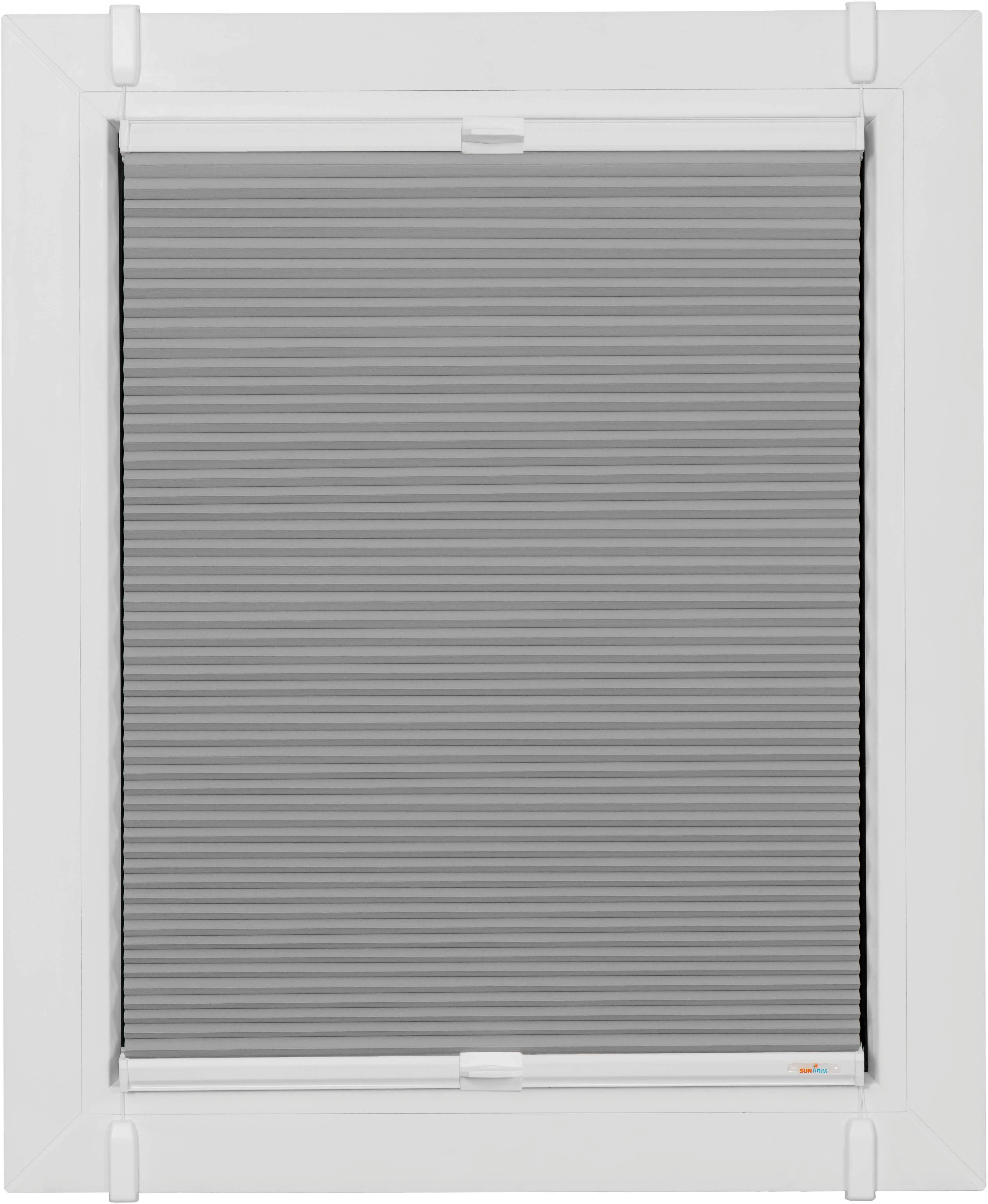 sunlines Plisségordijn met honingraatstructuur One Size Style Honeycomb VD Accessoirekleur wit, om te klemmen (1 stuk) plisségordijnen maat 45 cm x