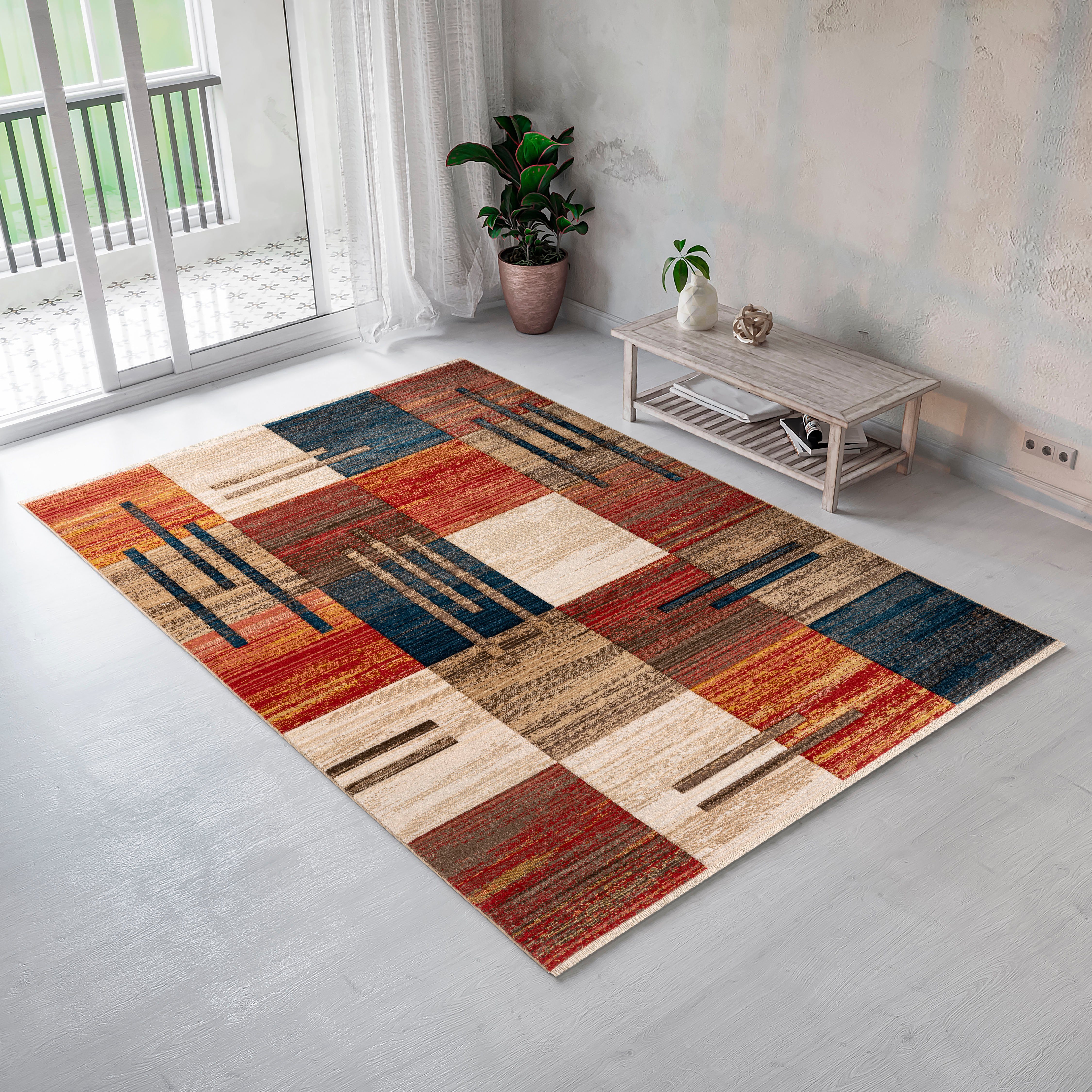 my home Vloerkleed Beliz moderne vloerkleden maat 280x390 cm bruin