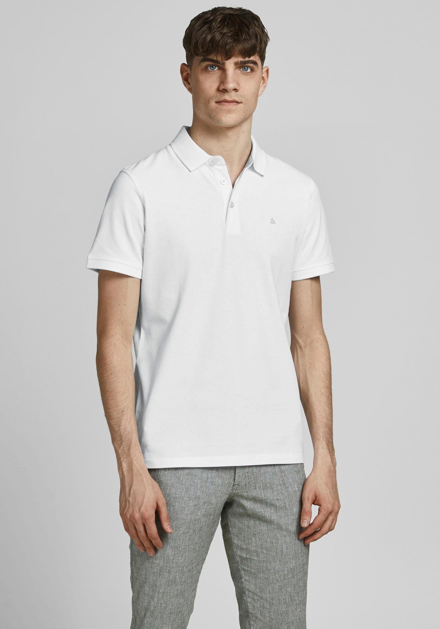 Jack & Jones Poloshirt Paulos Polo heren poloshirts maat XS (42) wit