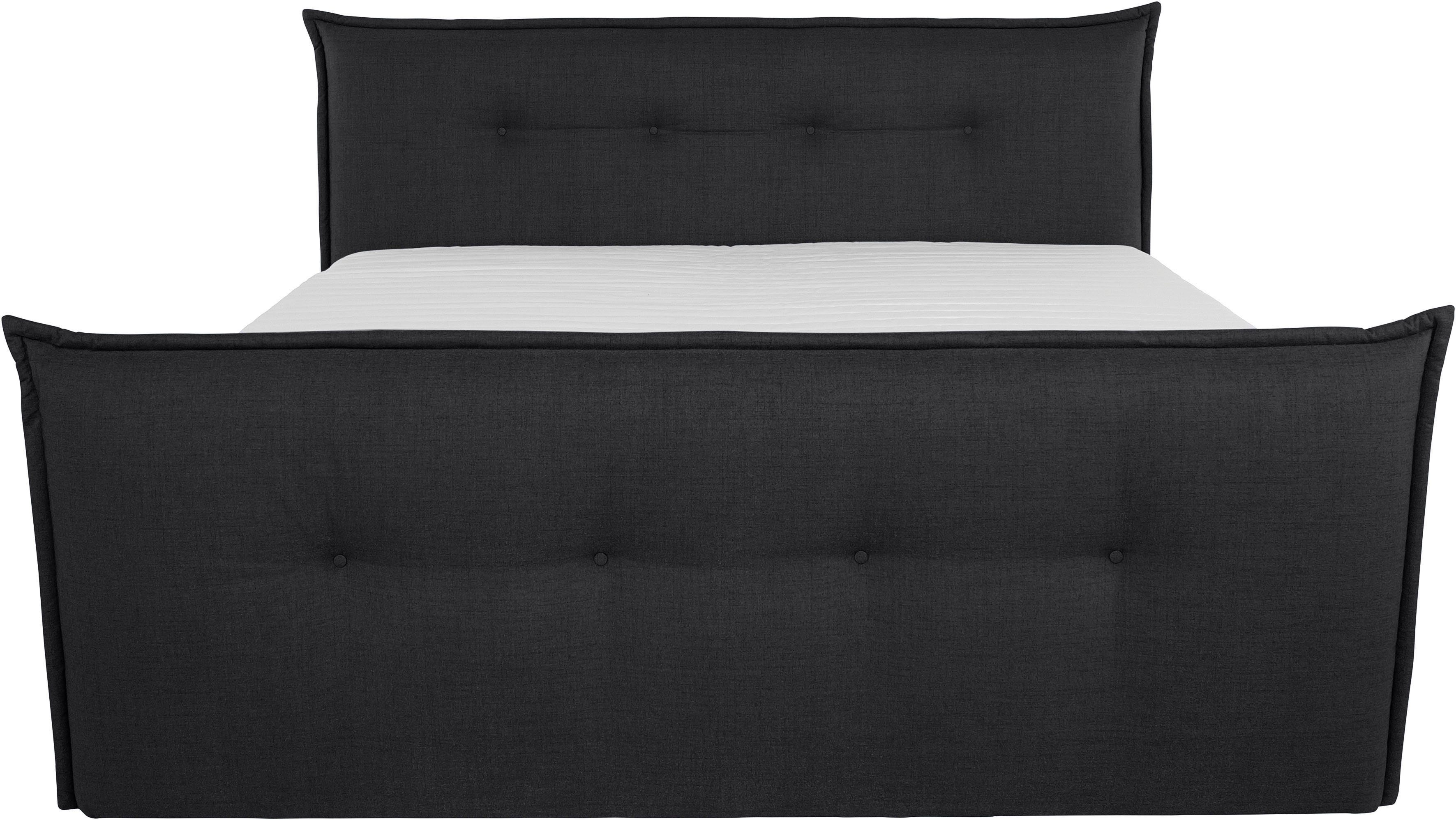 andas Boxspring Lichtgewicht inclusief voetbord, bedkist & topmatras, in 4 breedten en 2 hardheden