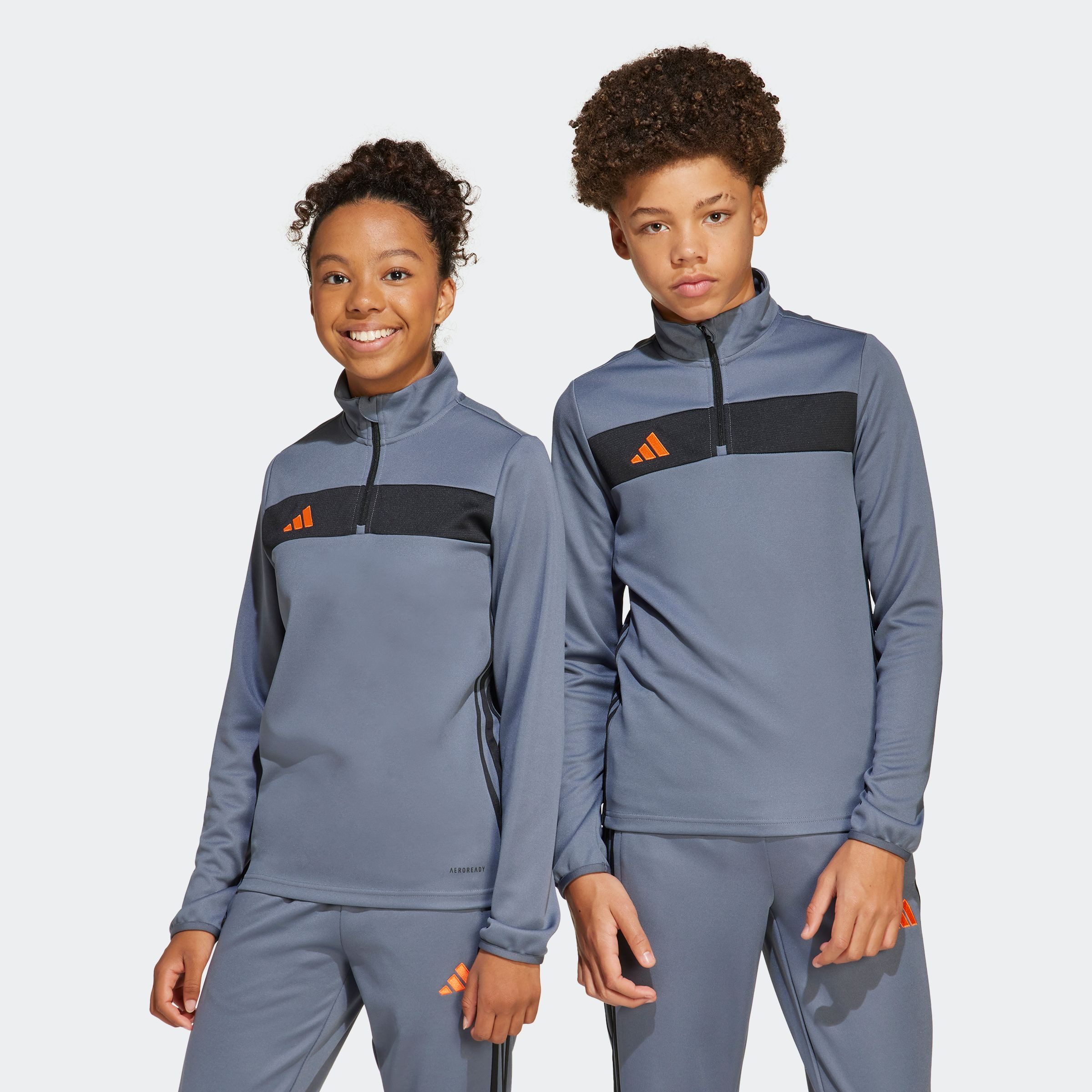 adidas Performance Trainingsshirt TIRO ES TOP Y kinderen shirts maat 140 grijs