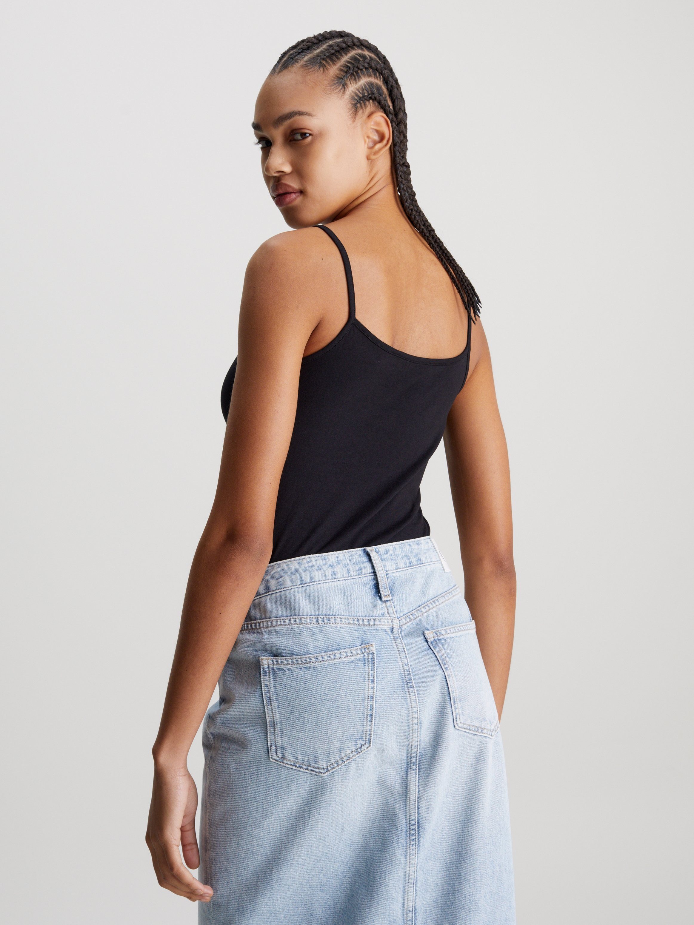 Calvin Klein T-shirt MONOLOGO STRAPPY TANK TOP