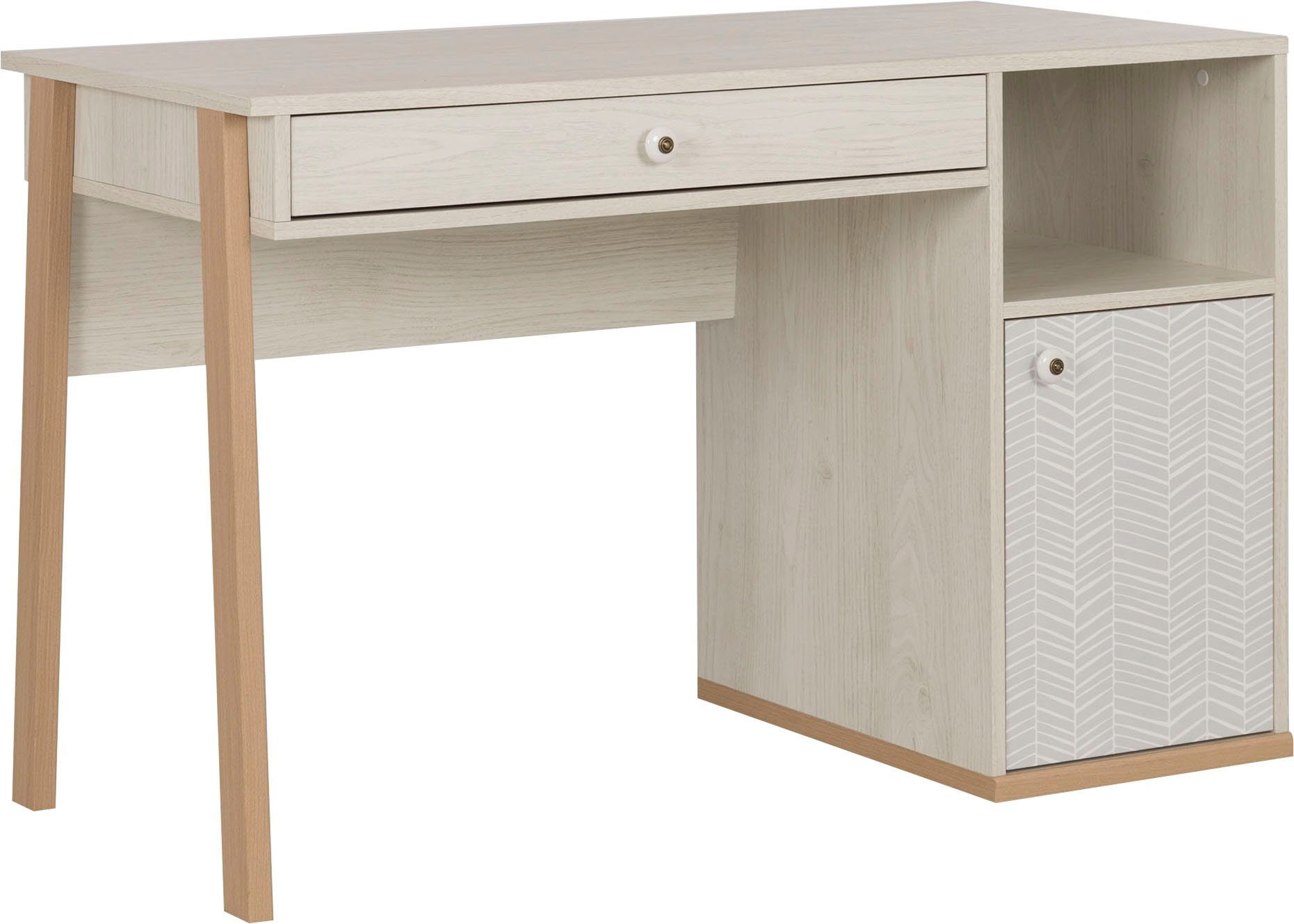 Gami Kinderbureau Alika Bureau voor tieners, bureau, met extra opbergruimte